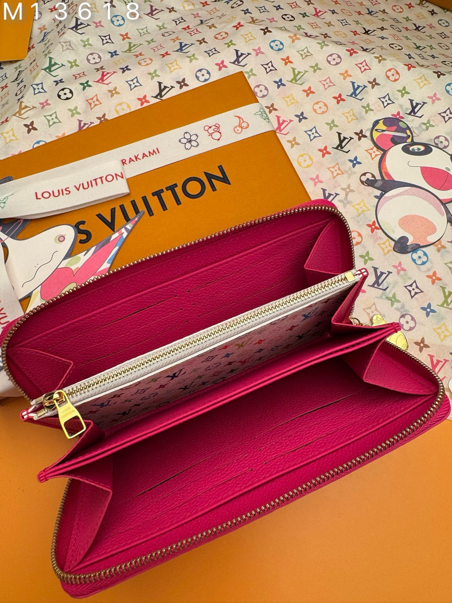 Louis Vuitton Zippy Wallet Pink Leather, Designer Clutch,19.5 x 10.5 x 2.5 cm 7 i1748330836089 3775 0 5