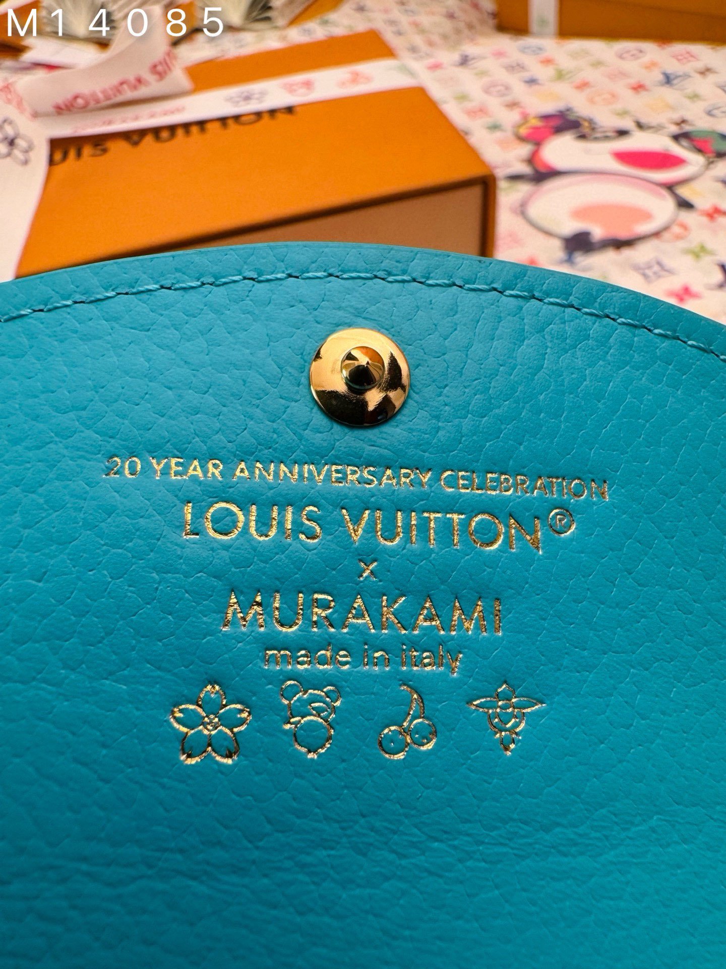 Louis Vuitton Rosalie Coin Purse, Blue Leather Wallet With Button Closure 10 i1748333782655 9737 0 5