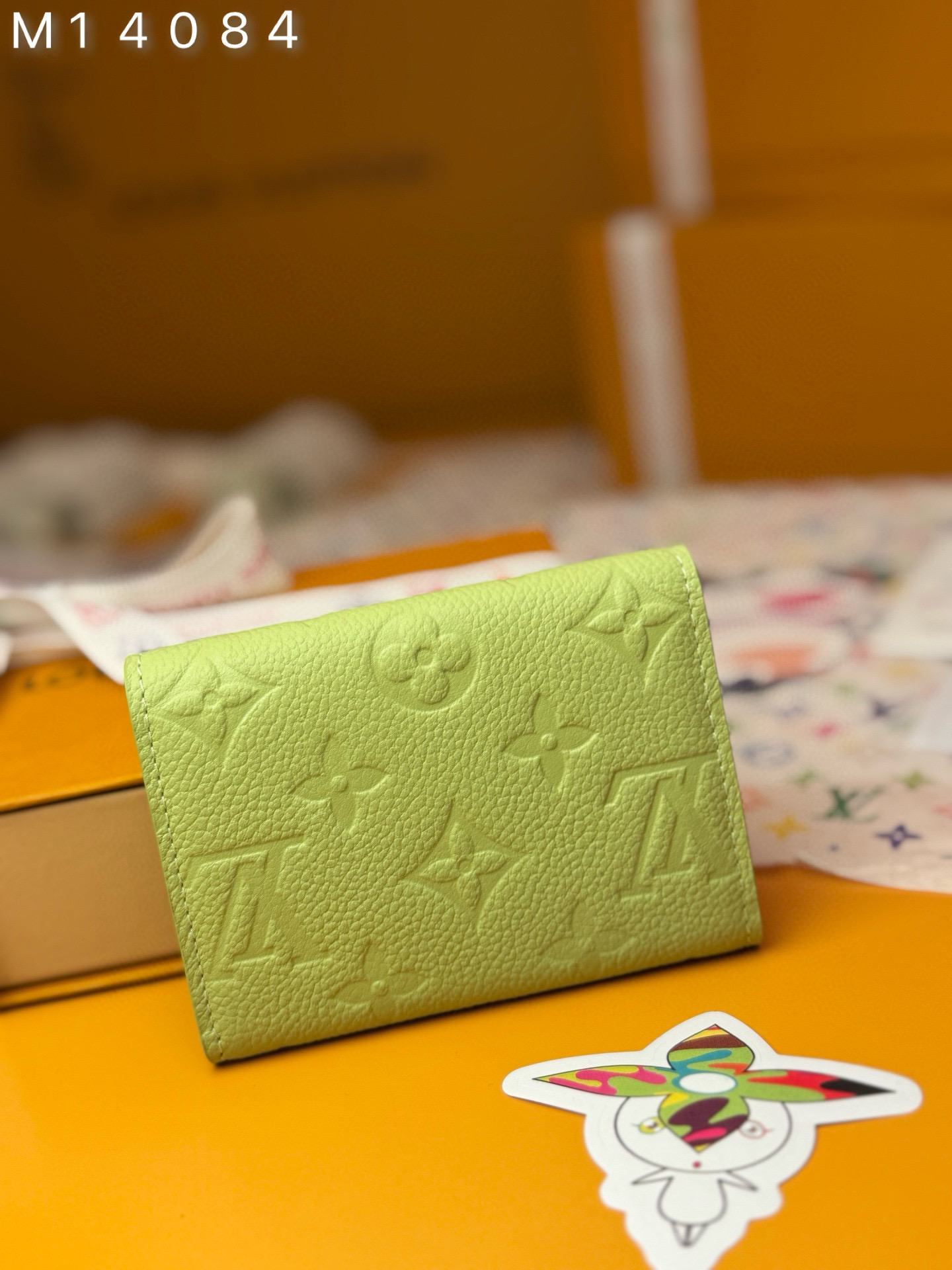 Louis Vuitton Rosalie Coin Purse Pistachio Embossed Leather Compact Wallet 3 i1748333932737 6440 0 8
