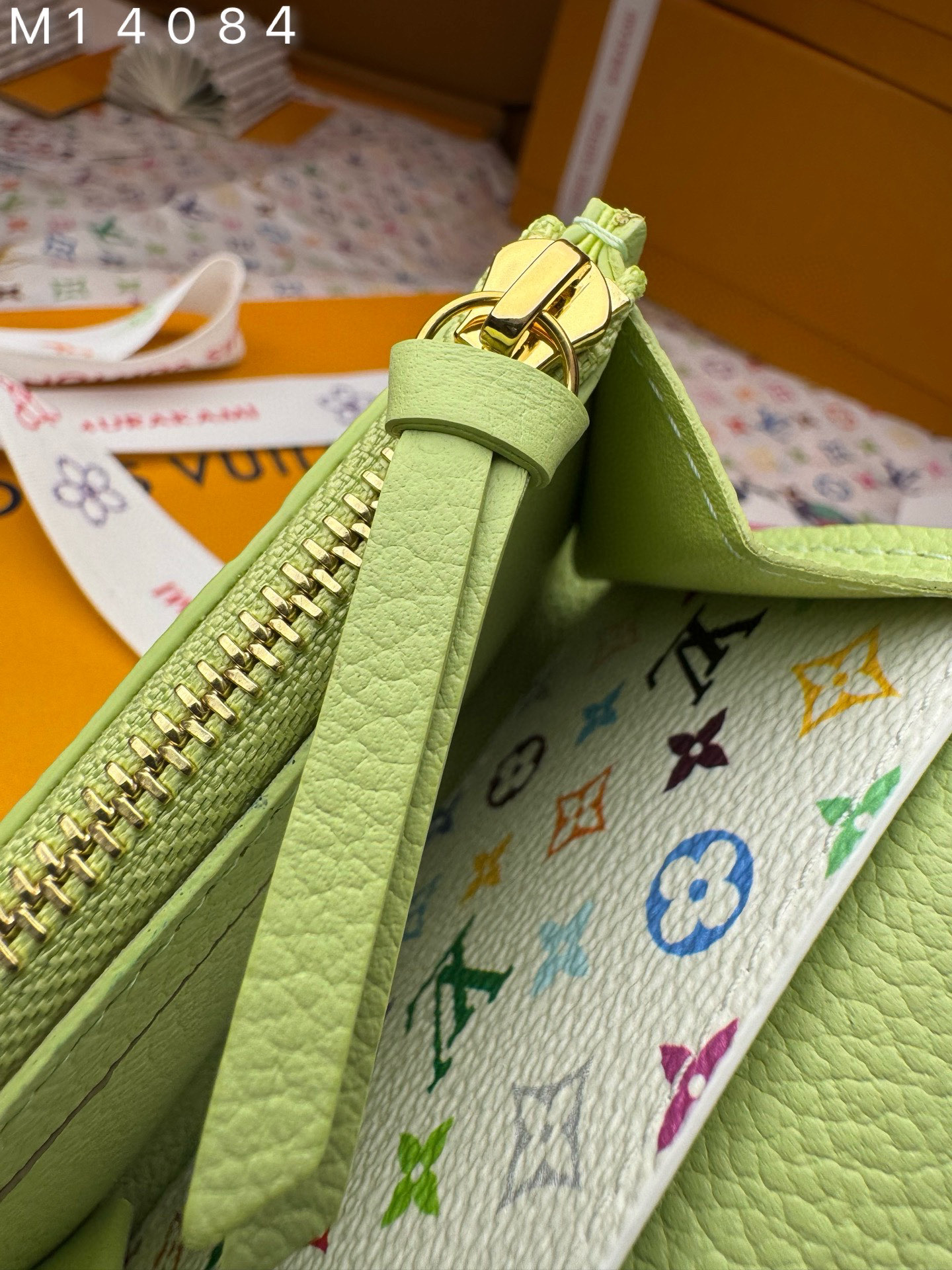 Louis Vuitton Rosalie Coin Purse Pistachio Embossed Leather Compact Wallet 10 i1748333933003 3313 0 7