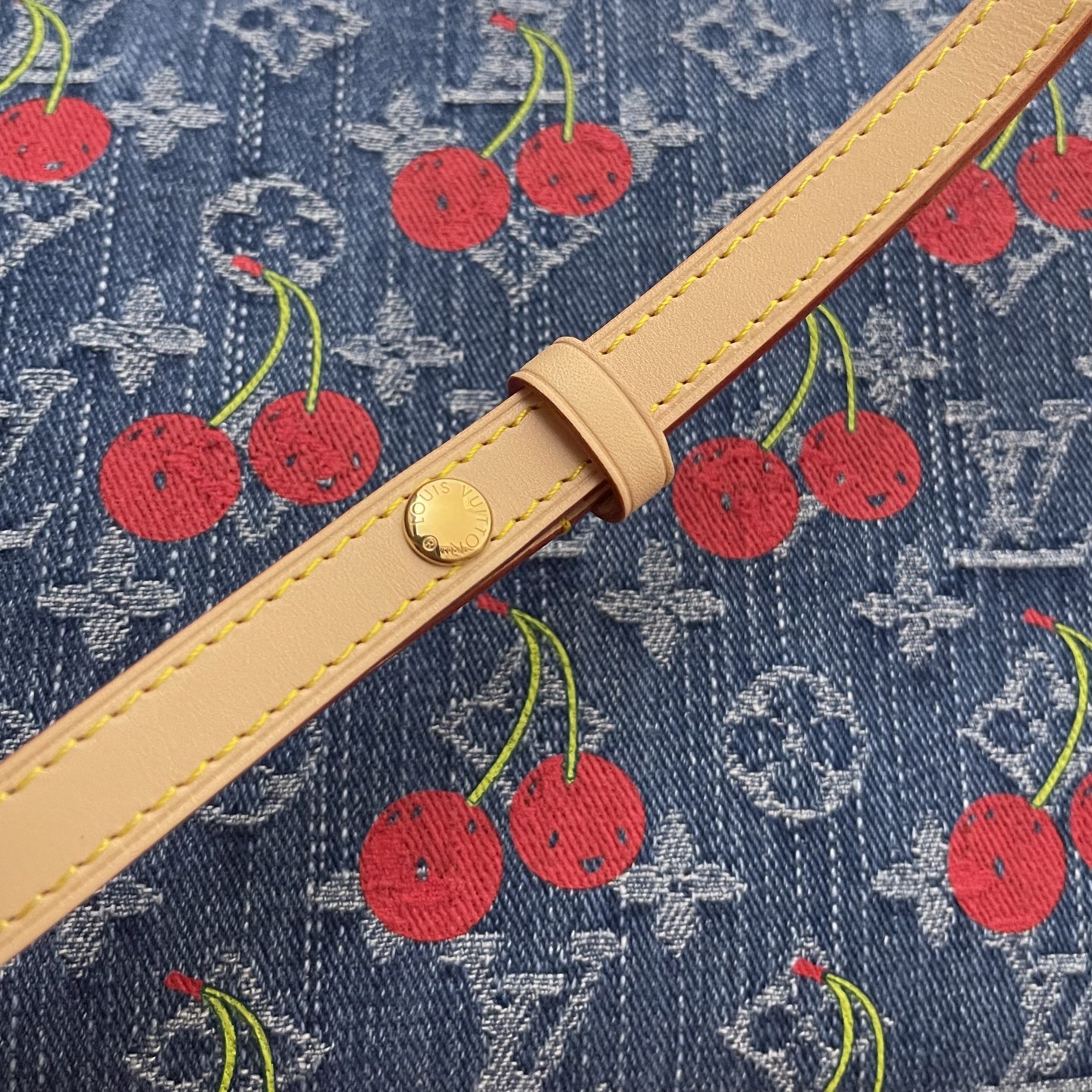 Louis Vuitton Coussin Small Handbag Monogram Denim Cherry, 26 x 20 x 12 cm 7 i1748440205237 7603 0 5