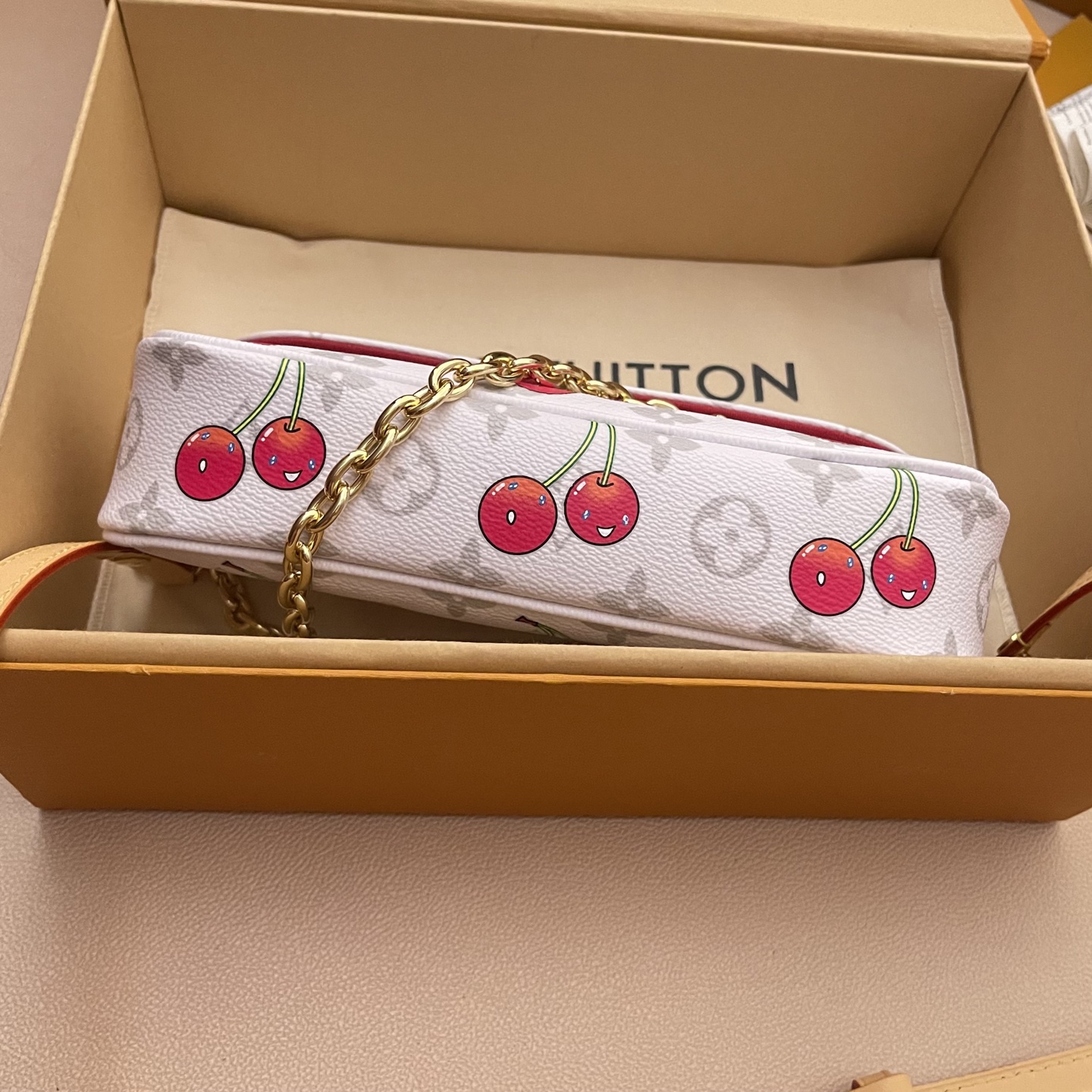 Louis Vuitton Wallet On Chain Ivy Murakami Cherry Monogram Canvas Bag 6 i1748441899191 5397 0 5