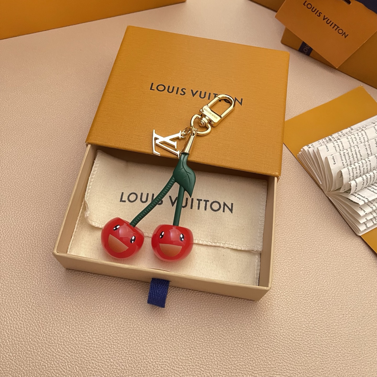 Louis Vuitton Cerise Bag Charm: Takashi Murakami Limited Edition 1 i1748442273790 6681 0 0