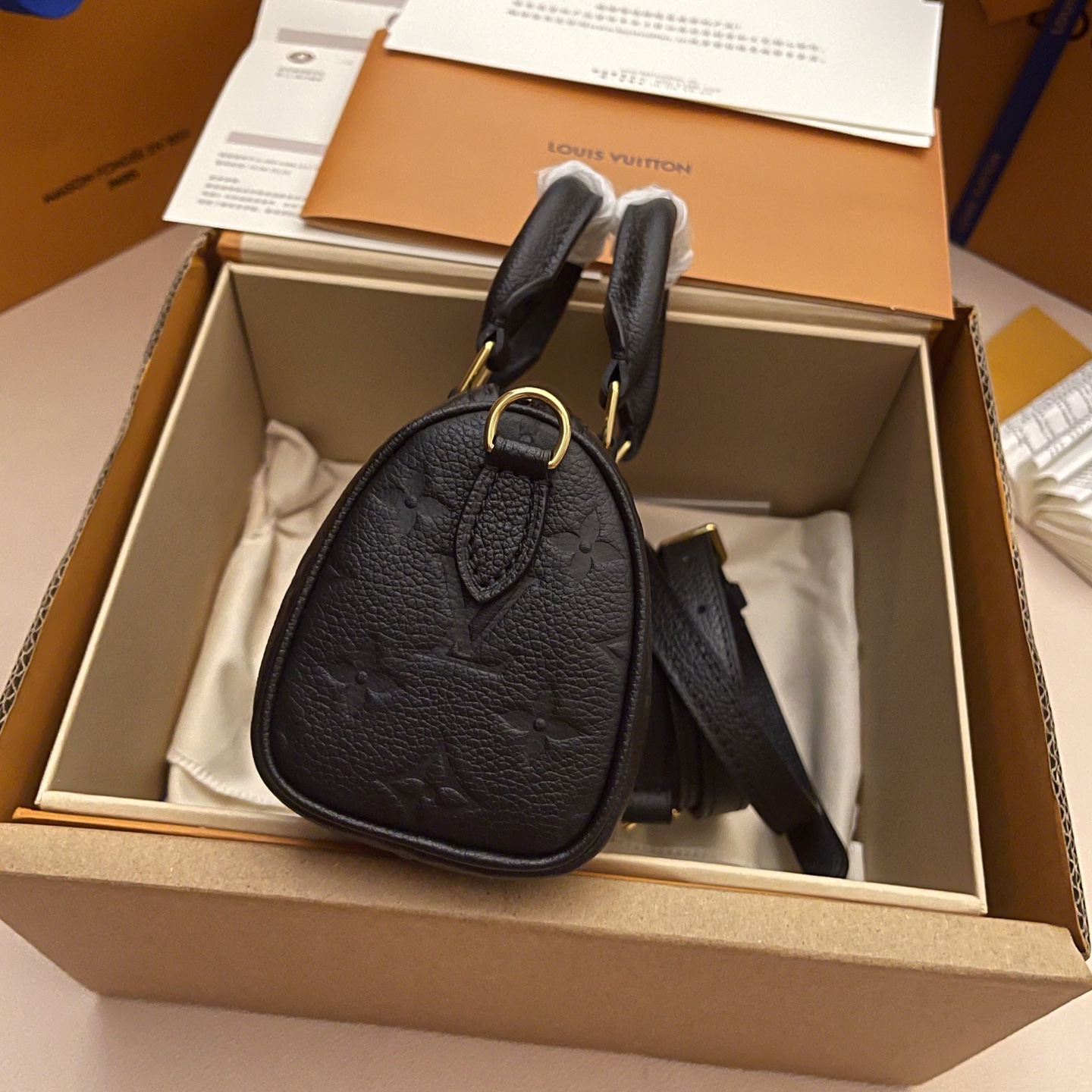 Louis Vuitton Nano Speedy Pillow Bag M82450 - Premium Leather, Compact Design 4 i1748531668895 5022 0 2