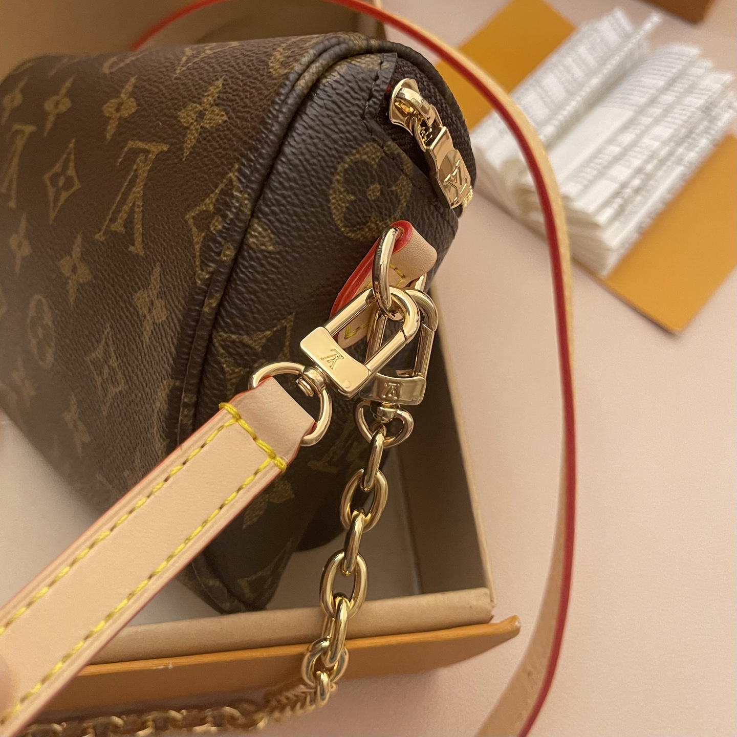 LV x Murakami Takashi Mini Bumbag: Lively Cherry Theme Waist Bag, 17 x 12 x 9.5 cm 6 i1749559643443 1449 0 5
