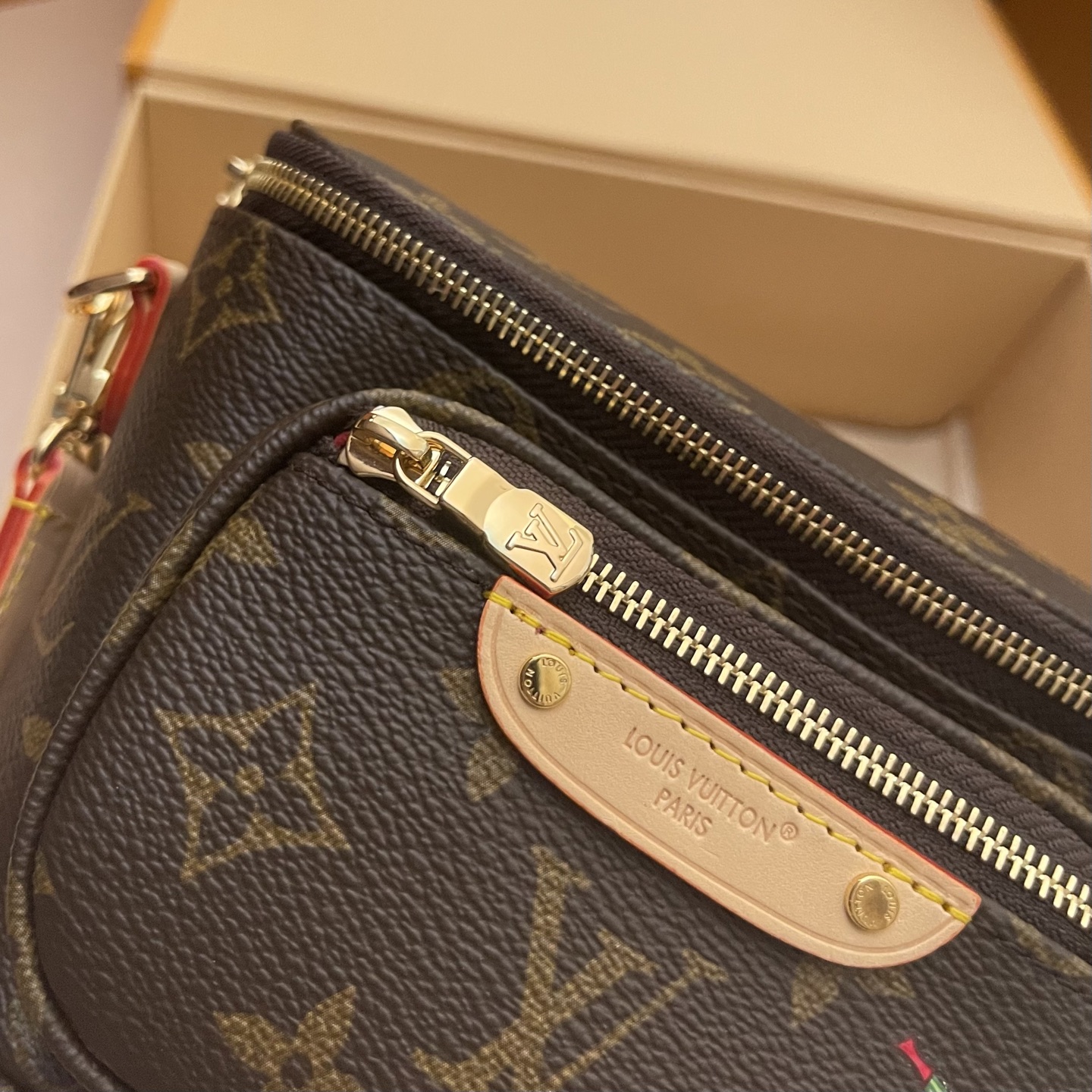 LV x Murakami Takashi Mini Bumbag: Lively Cherry Theme Waist Bag, 17 x 12 x 9.5 cm 4 i1749559644804 6597 0 3