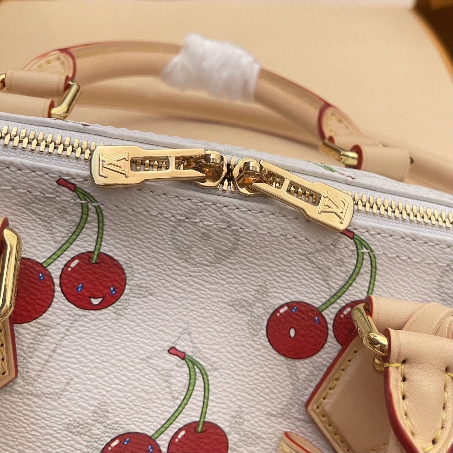 Louis Vuitton Speedy Soft 30 Cherry Monogram Handbag, Shoulder Bag 8 i1749649268909 3642 0 6