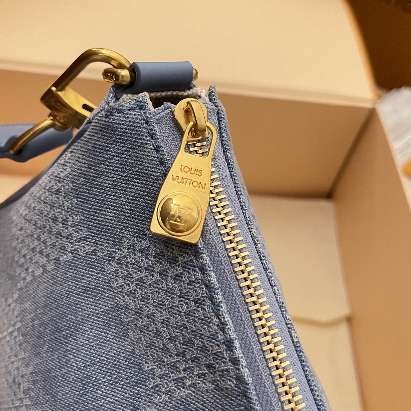 Louis Vuitton Pochette Accessoires XL Denim 3D Cotton Canvas Handbag 7 i1752330519506 6866 0 6