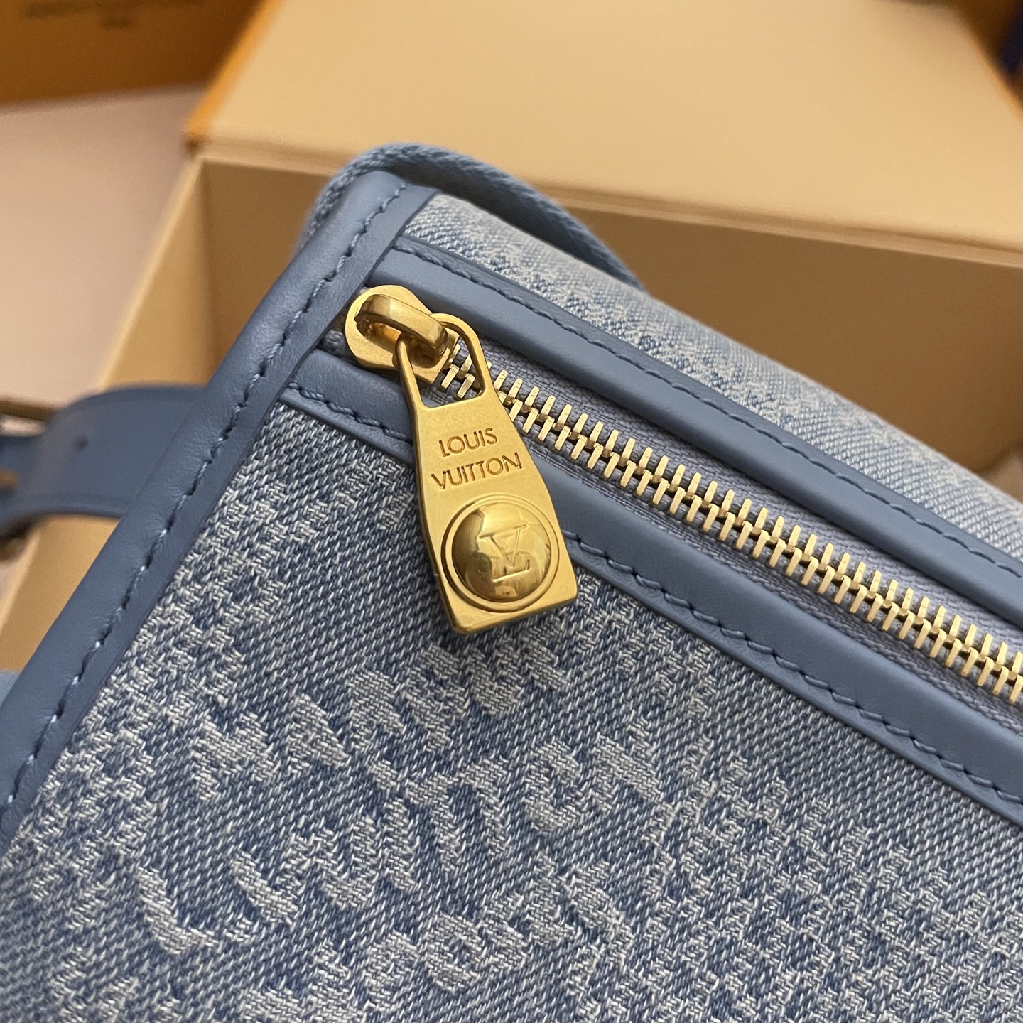 Louis Vuitton Bosphore Mini Camera Bag Damier Denim 3D Cotton Canvas Blue 6 i1752330755237 9874 0 5