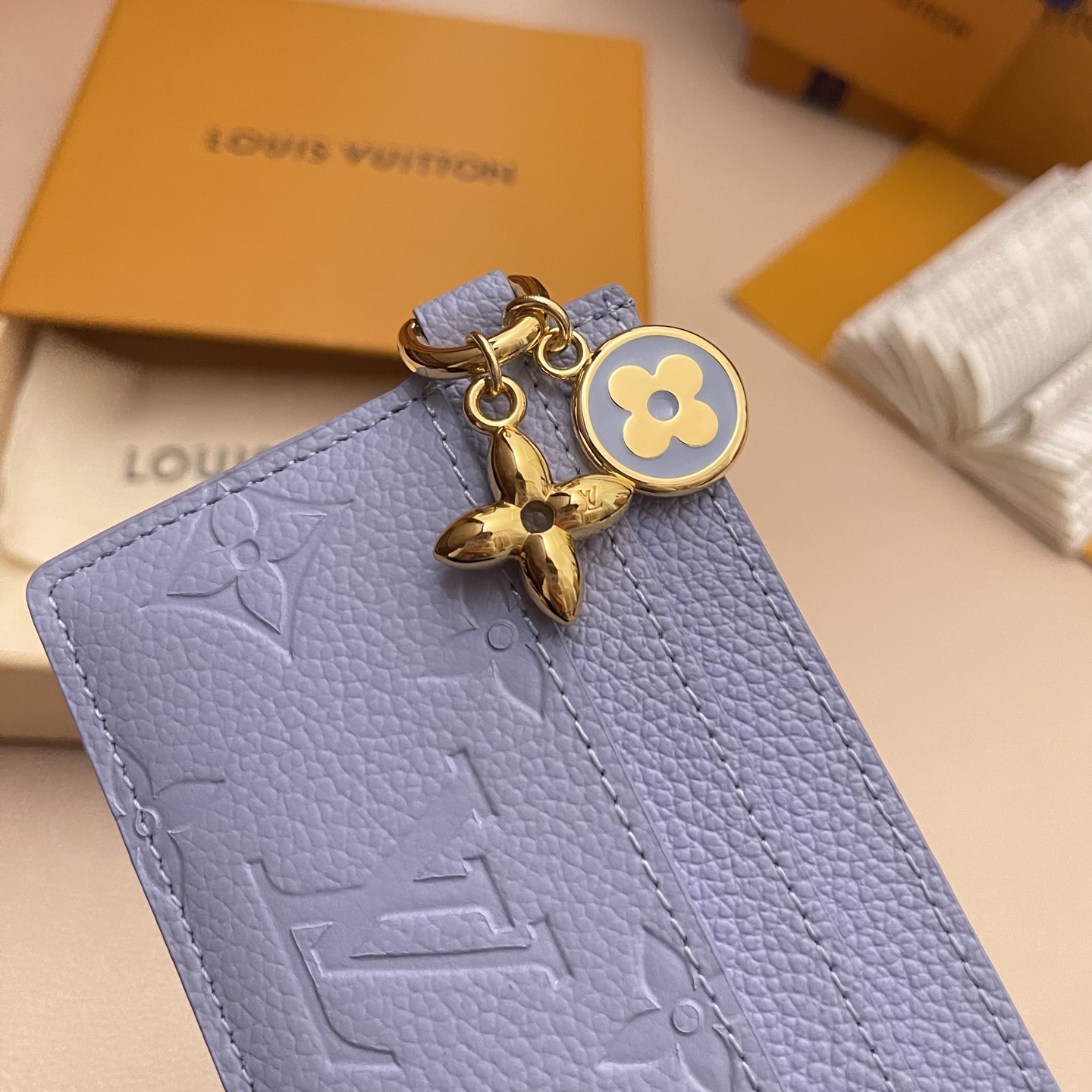 Louis Vuitton Charms Card Holder Ski Collection Monogram Empreinte Leather 4 i1752331810626 39 0 2