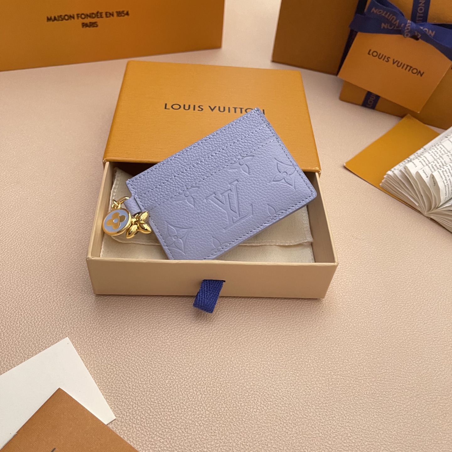 Louis Vuitton Charms Card Holder Ski Collection Monogram Empreinte Leather 2 i1752331810743 3565 0 0