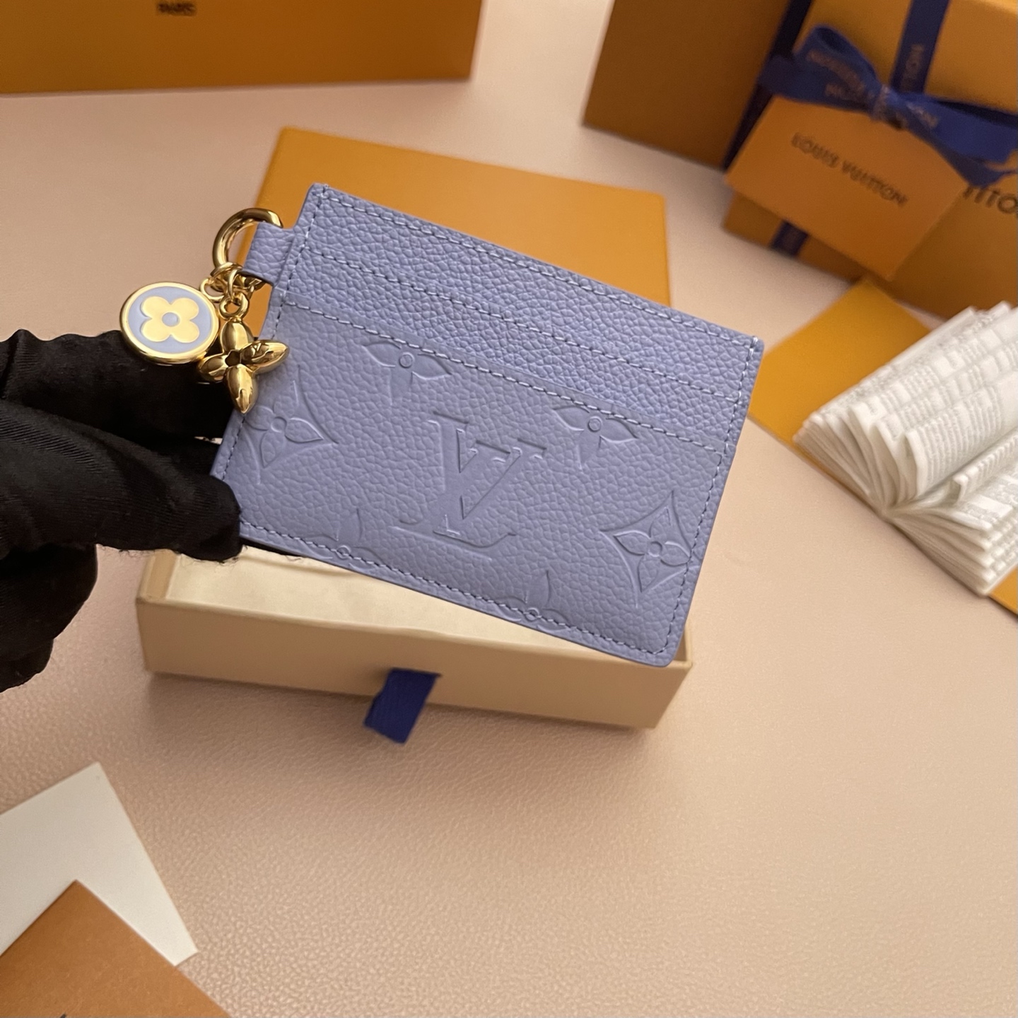 Louis Vuitton Charms Card Holder Ski Collection Monogram Empreinte Leather 5 i1752331810894 9742 0 3