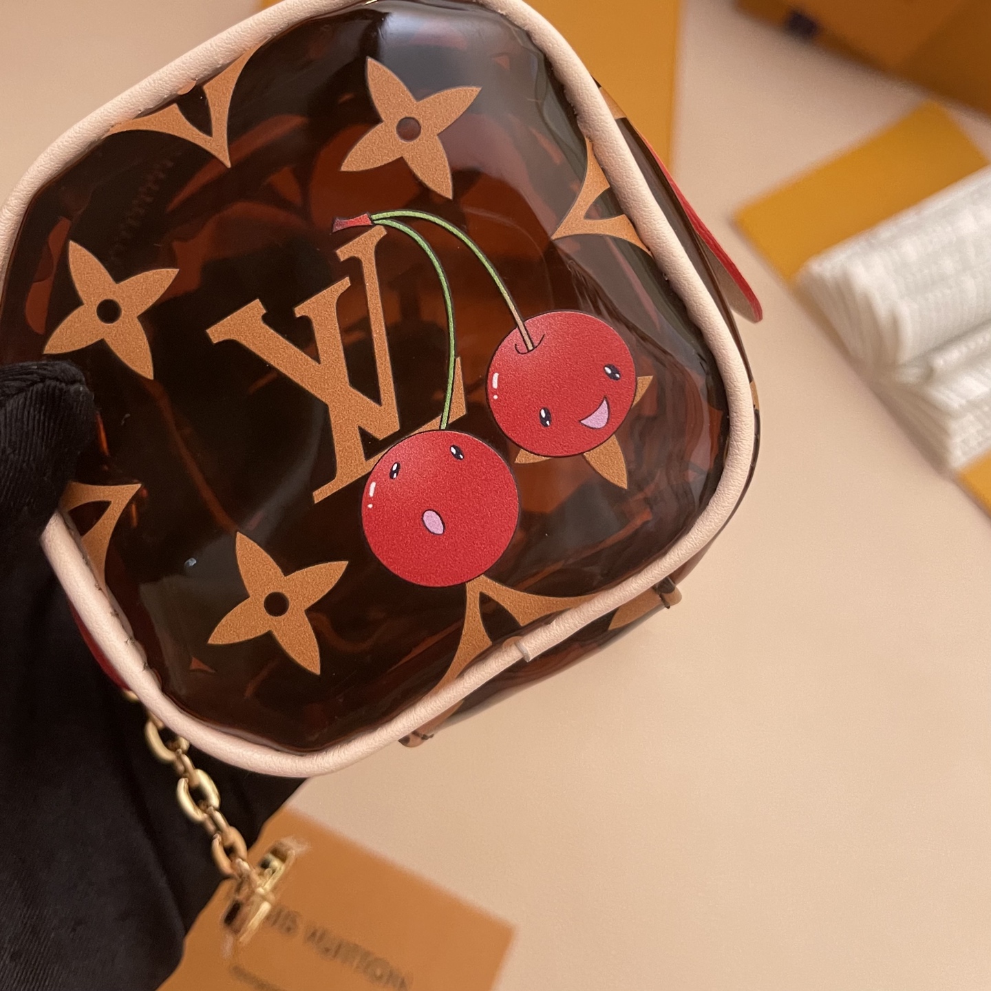 Louis Vuitton Cube Zippy Coin Purse Monogram Cherry Takashi Edition 5 i1752420457619 9174 0 3