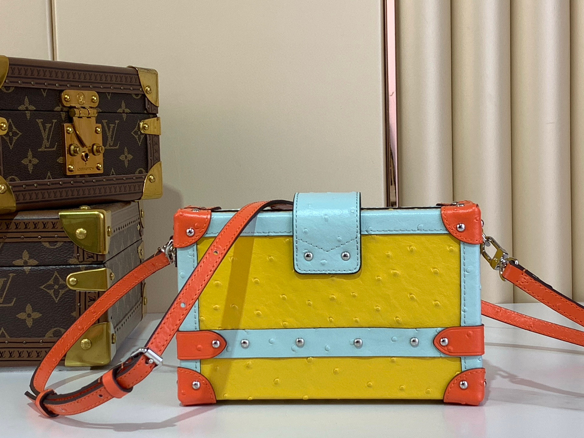 Louis Vuitton Petite Malle Trunk Bag, Crossbody and Top Handle, 7.9 x 4.9 x 2.4 Inches 3 i1752587265270 5599 0 1