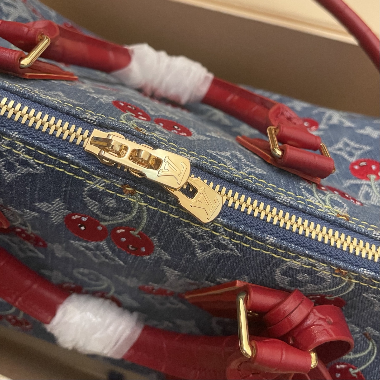 Louis Vuitton Speedy Soft 30 Bag Monogram Denim Cherry Embroidery 8 i1752590083266 8390 0 7