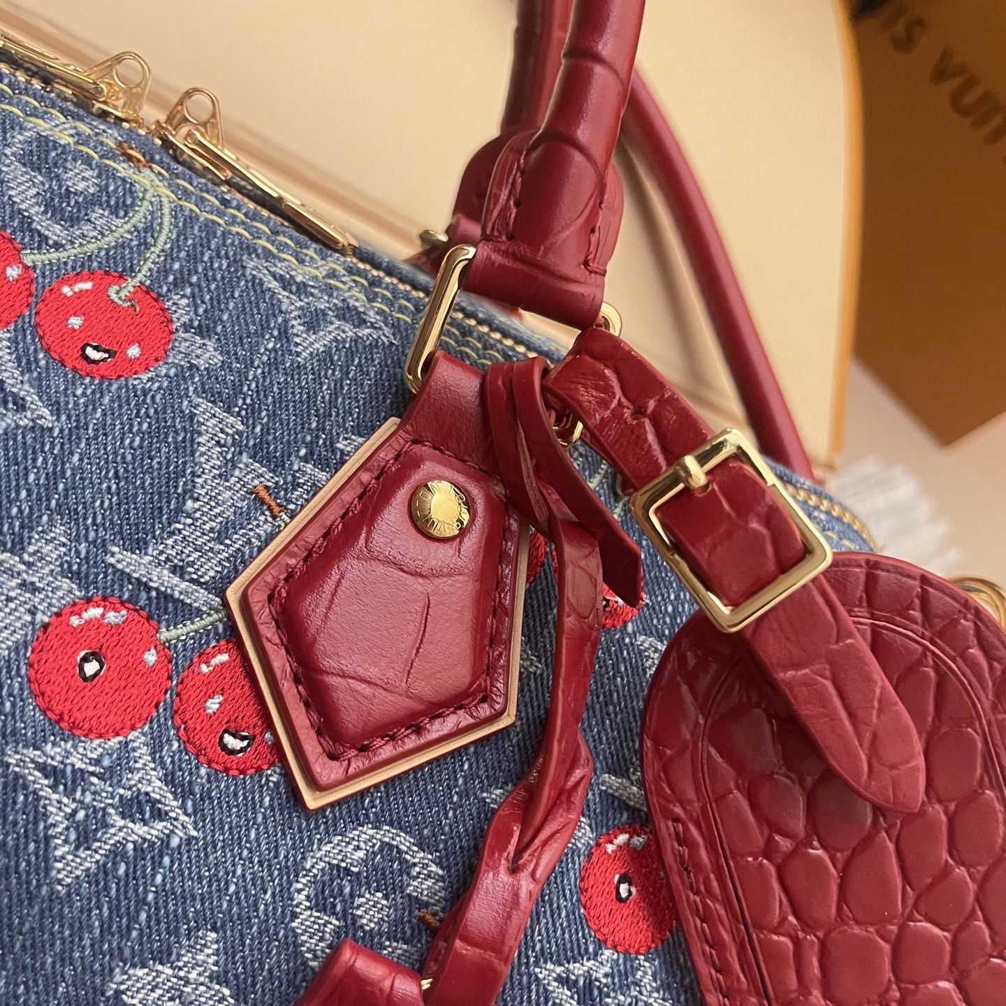 Louis Vuitton Speedy Soft 30 Bag Monogram Denim Cherry Embroidery 6 i1752590083279 7018 0 5