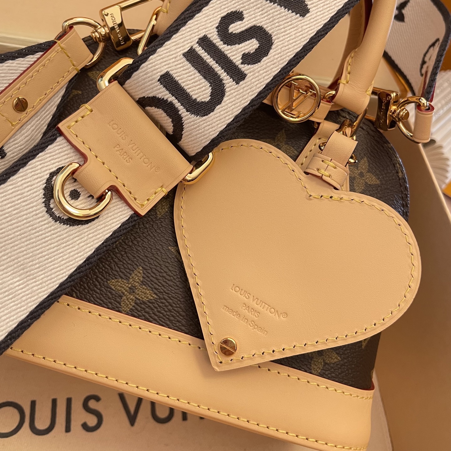 Louis Vuitton Alma Mini Monogram Canvas with Charms and Heart Coin Purse 6 i1754819113306 7909 0 5