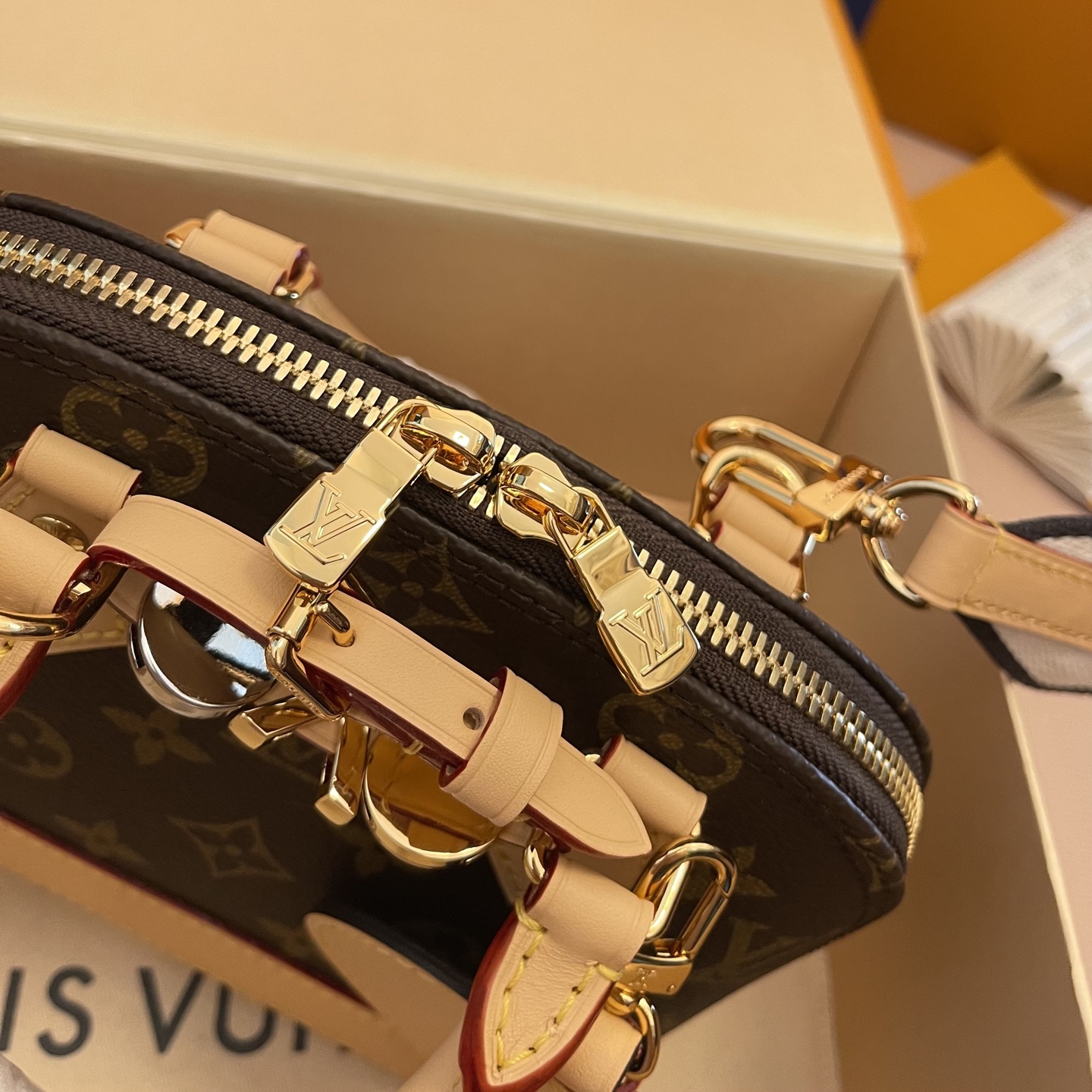 Louis Vuitton Alma Mini Monogram Canvas with Charms and Heart Coin Purse 8 i1754819123017 4353 0 7