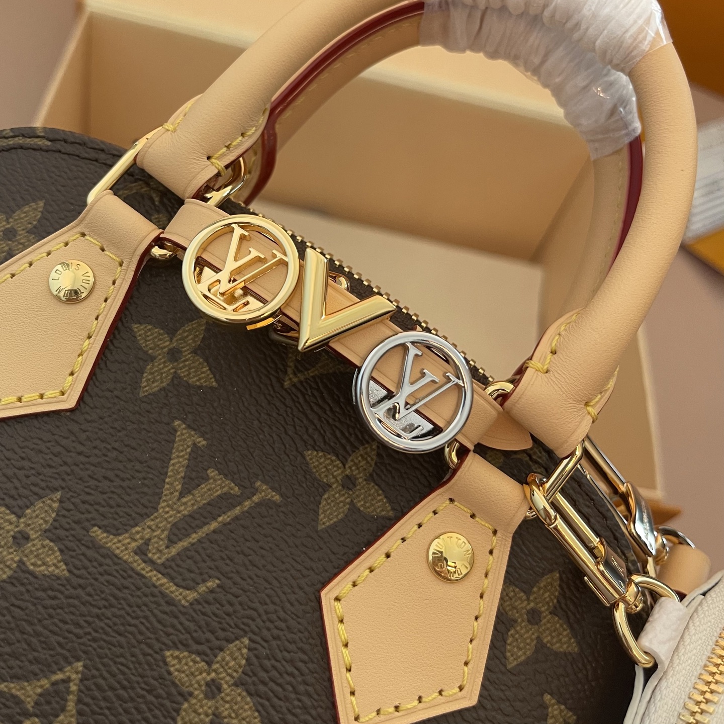 Louis Vuitton Alma Mini Monogram Canvas with Charms and Coin Purse 4 i1754911680163 5468 0 3