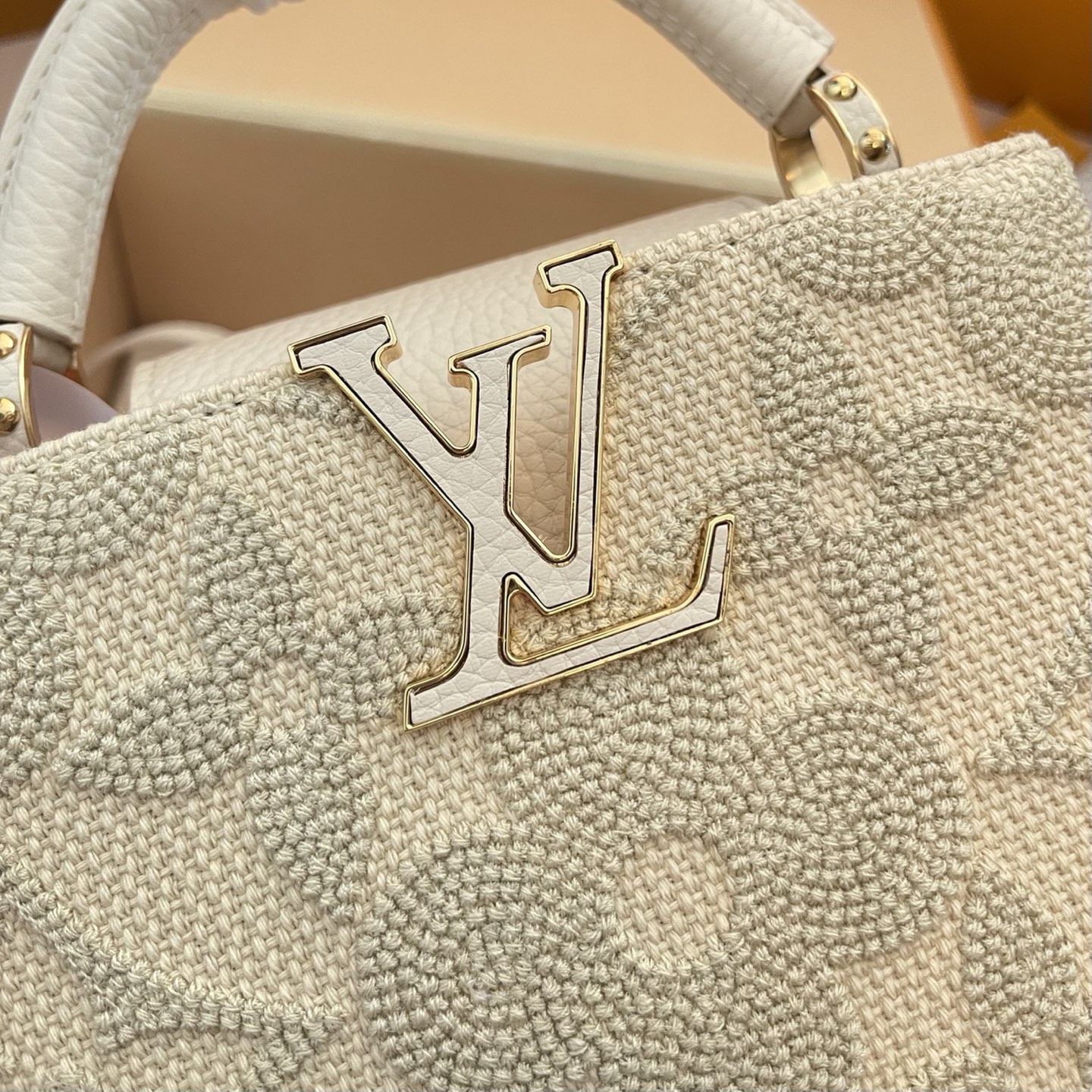 Louis Vuitton Capucines Mini: Embroidered Monogram Flowers, Elegant Design 3 i1754914991455 4376 0 2
