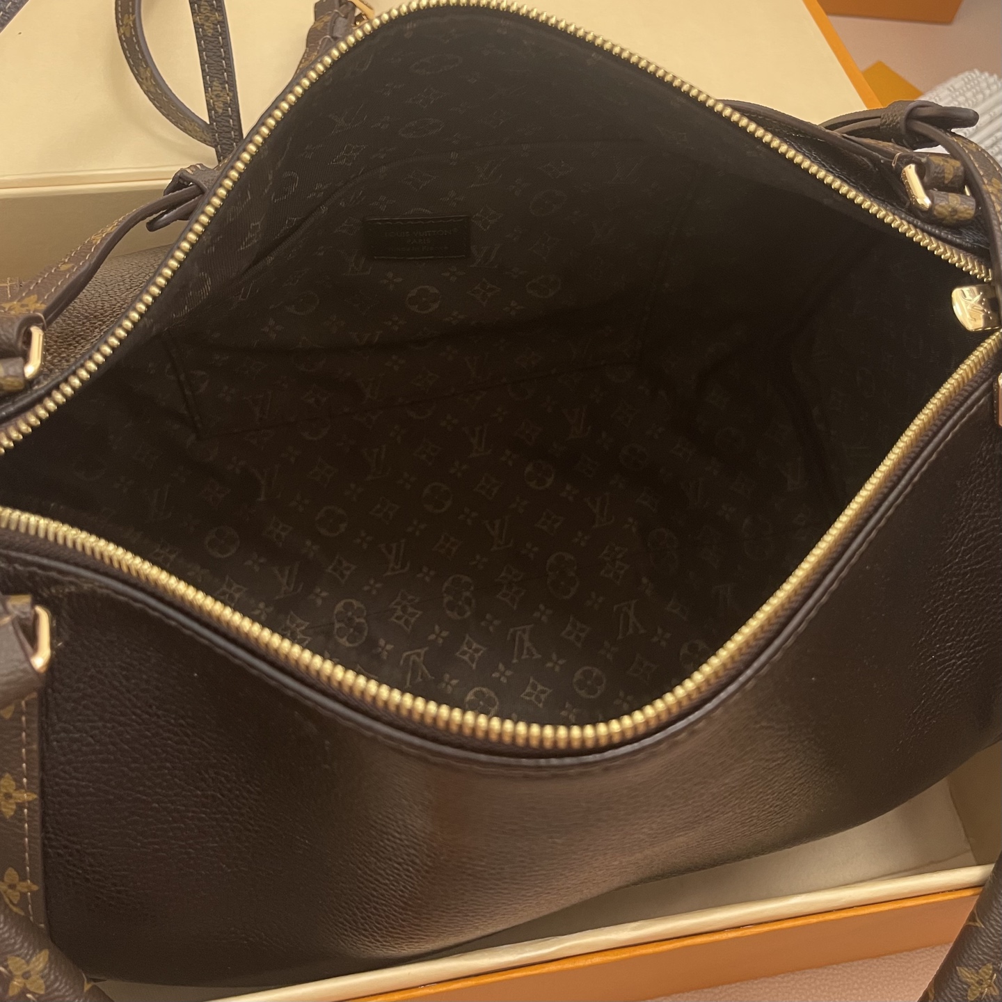 Louis Vuitton Black Expressential Handbag: Leather & Monogram Canvas Trim 9 i1754988689247 9180 0 7