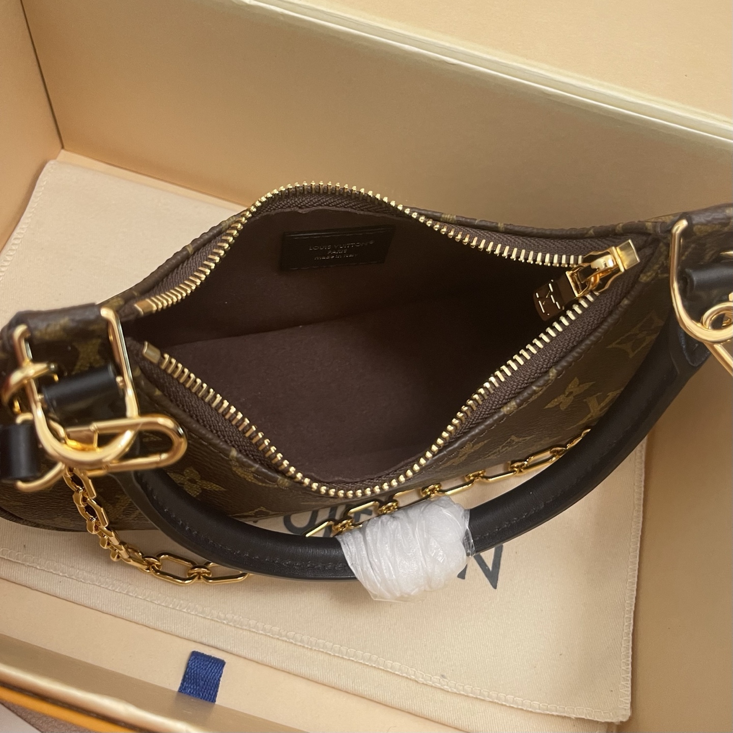 Louis Vuitton Catchy Small Handbag Monogram Canvas with Leather Trim 7 i1754989419281 512 0 6
