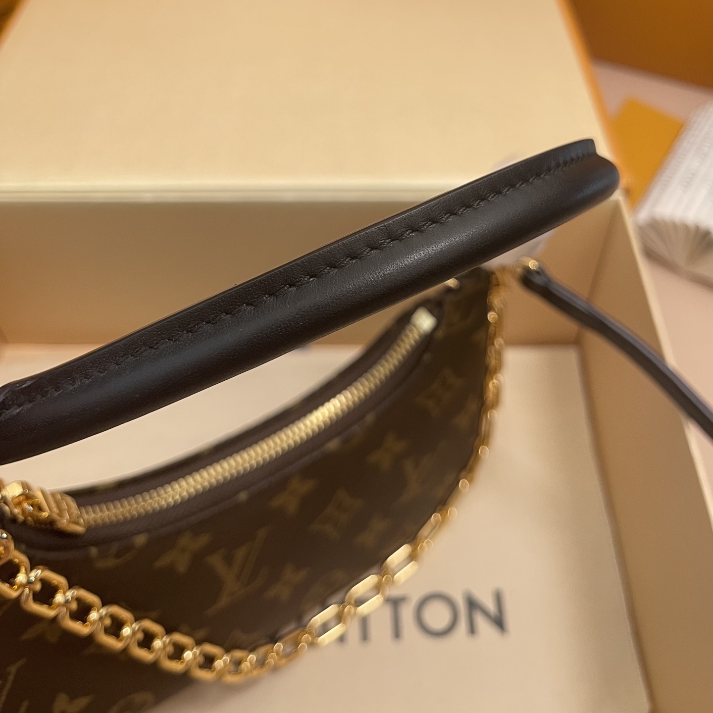 Louis Vuitton Catchy Small Handbag Monogram Canvas with Leather Trim 9 i1754989419524 4889 0 8