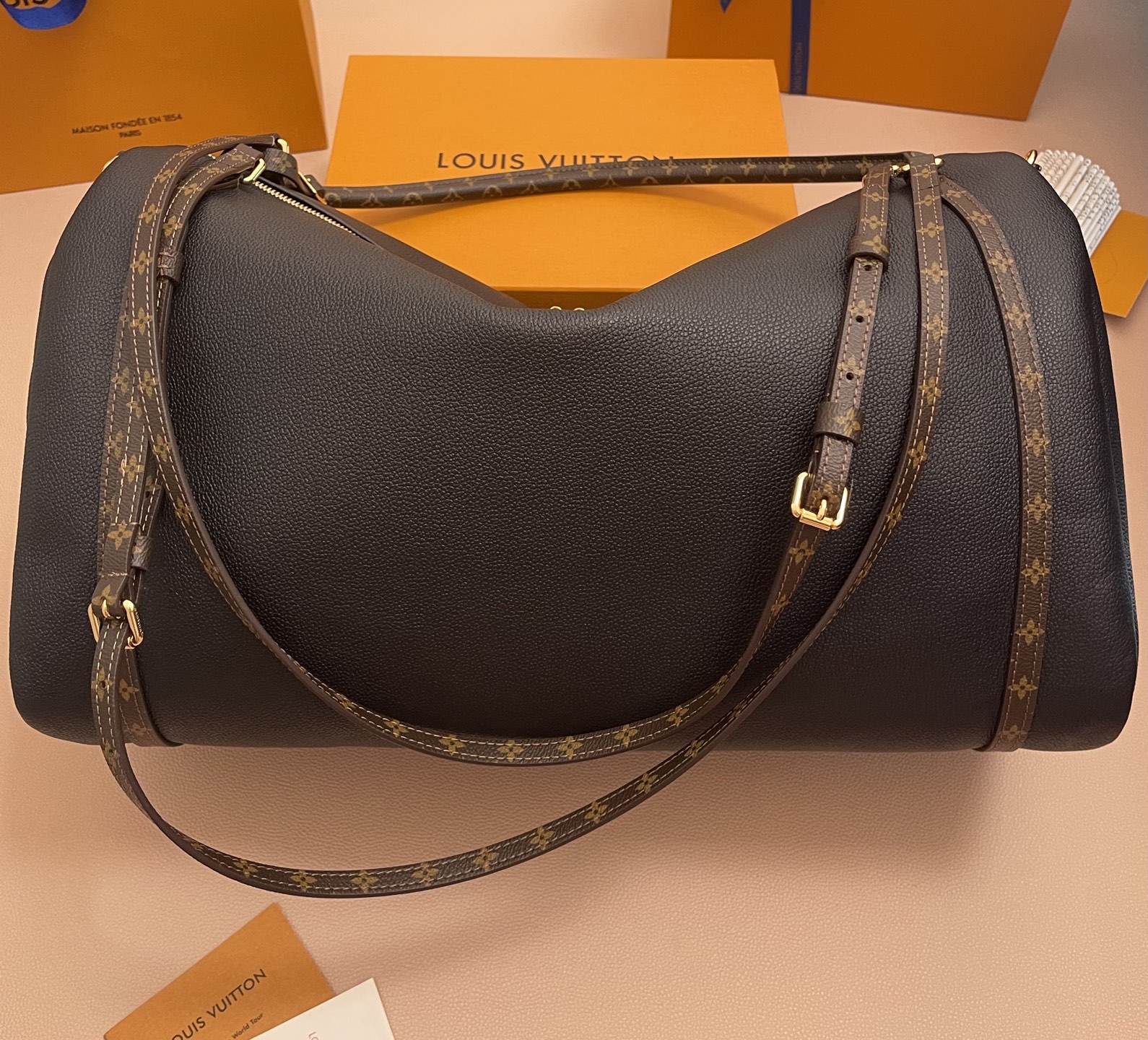 Louis Vuitton Express Bag: Stylish Leather Handbag with Classic Monogram Trim 2 i1755067501715 2333 0 1