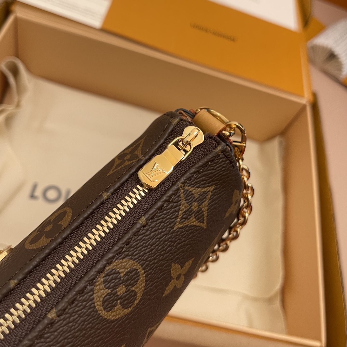 Louis Vuitton Pochette Eva Monogram Canvas Clutch Bag with Chain M13567 8 i1755068837893 7252 0 5
