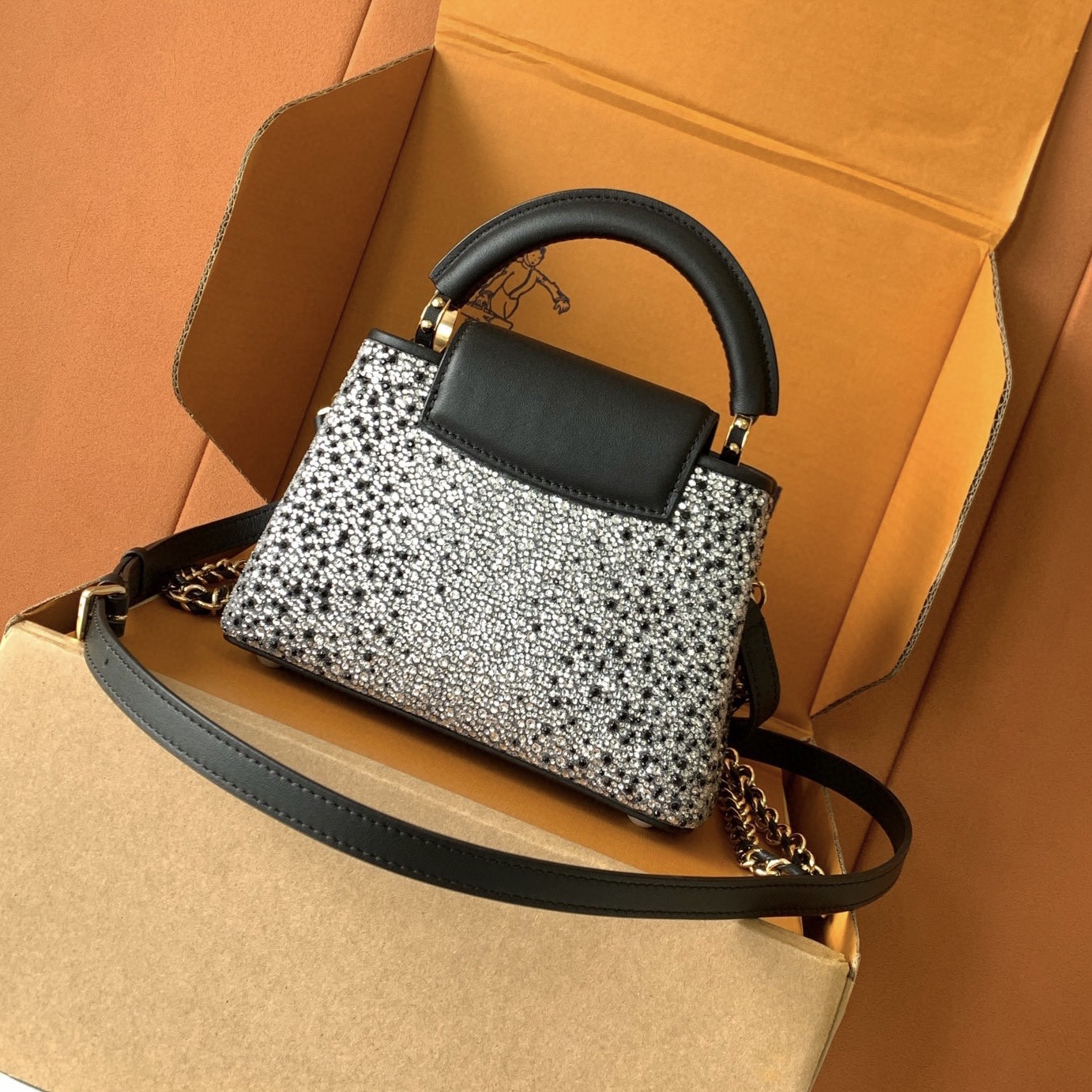 Louis Vuitton Capucines East-West Mini Bag - Handcrafted VIP Edition 3 i1756305147320 7148 0 1