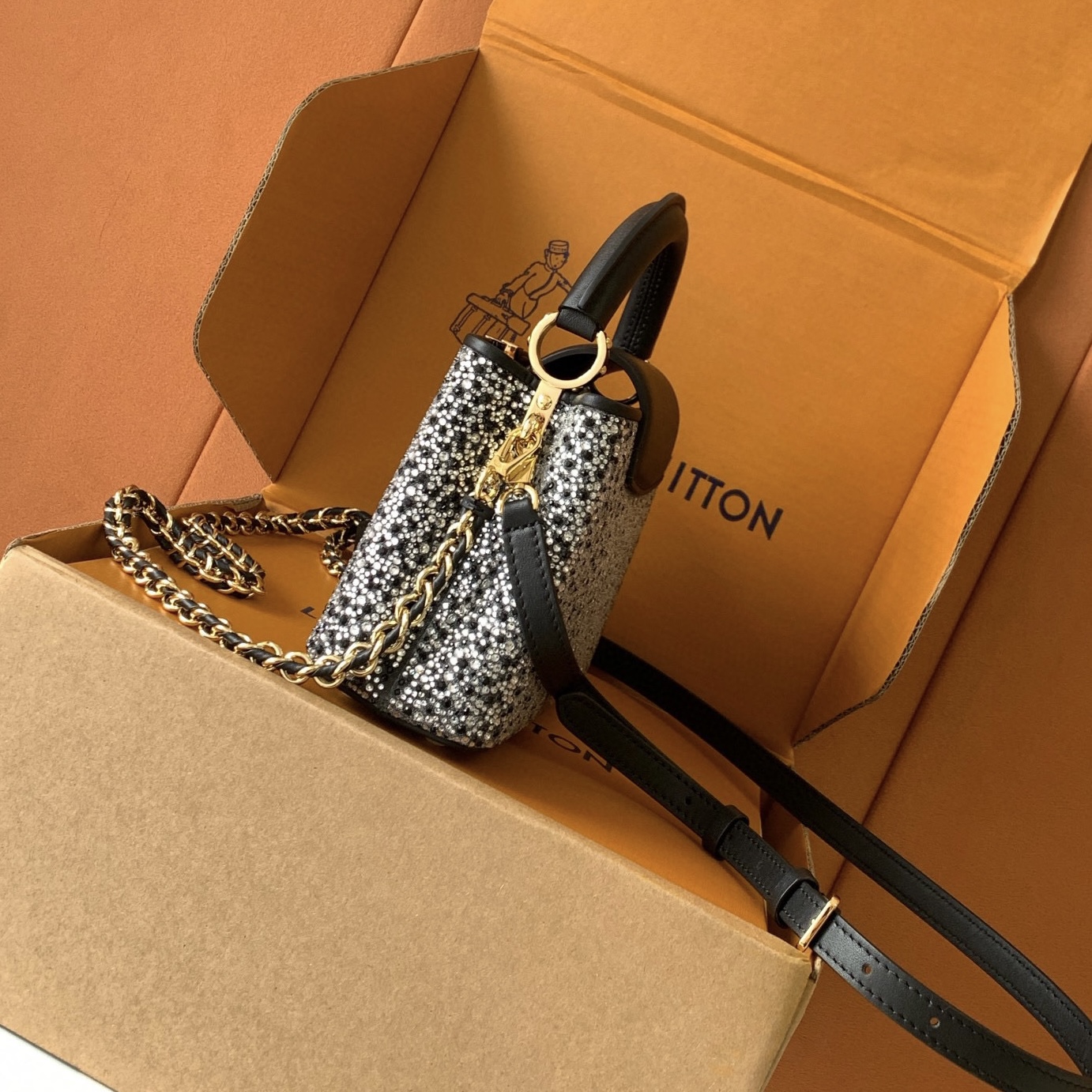 Louis Vuitton Capucines East-West Mini Bag - Handcrafted VIP Edition 4 i1756305148080 4578 0 2