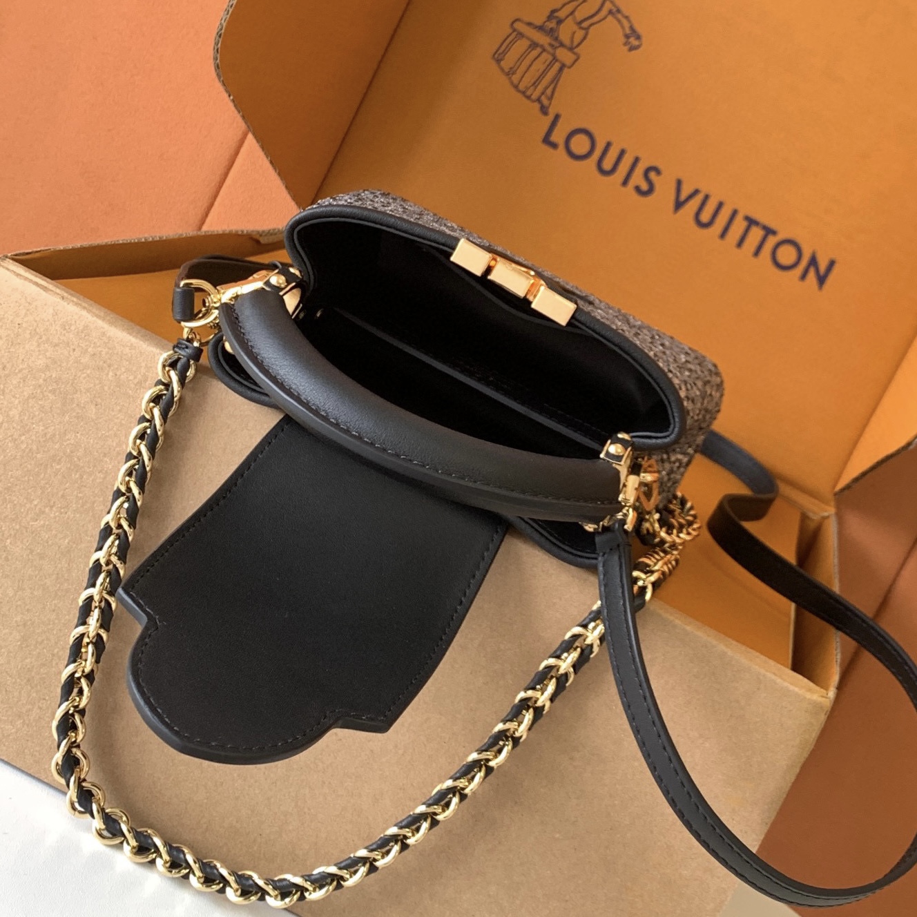 Louis Vuitton Capucines East-West Nano Bag, Premium Quality 8 i1756305296677 9639 0 5