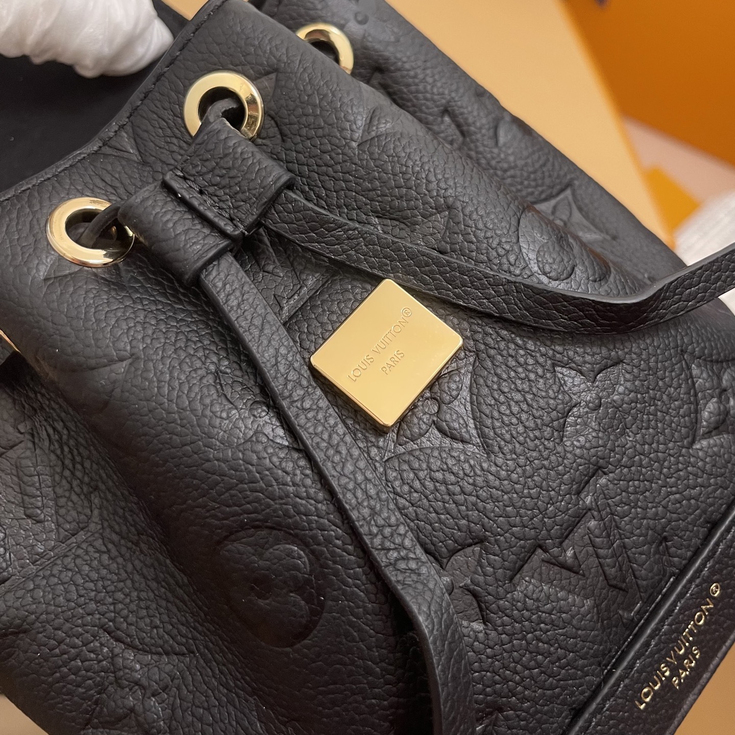 Louis Vuitton Nano Noe Backpack Monogram Empreinte Leather Black, 25 x 17.5 x 11 cm 8 i1756380245471 9602 0 6