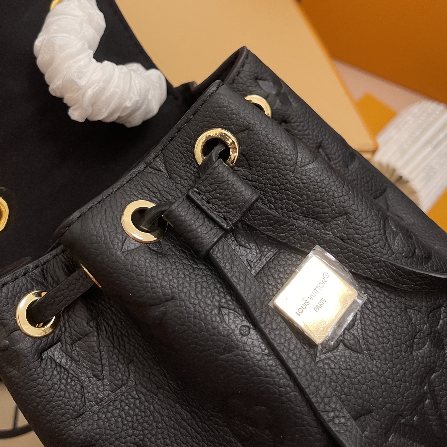 Louis Vuitton Nano Noe Backpack Monogram Empreinte Leather Black, 25 x 17.5 x 11 cm 9 i1756380252387 9557 0 7