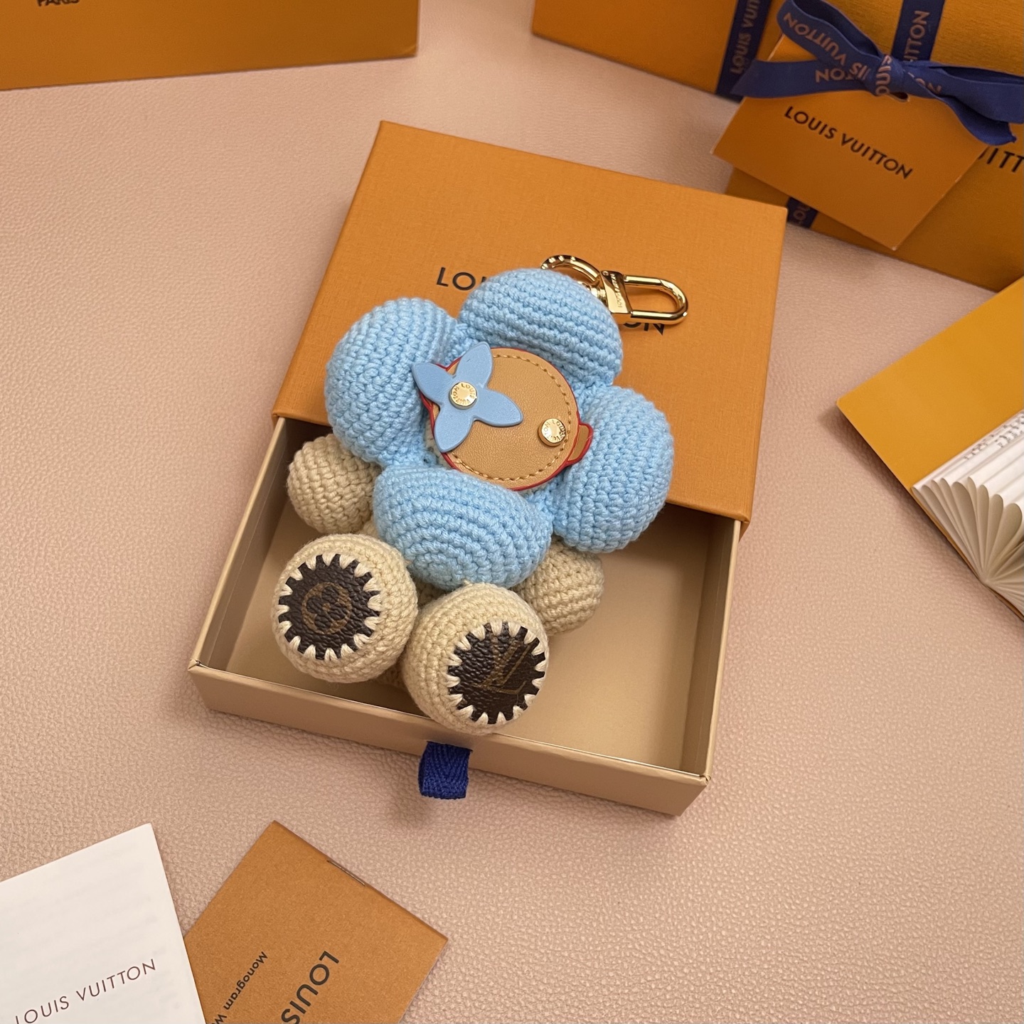 Louis Vuitton My Vivienne Crochet Bag Charm Key Holder M02582 2 i1756380830929 428 0 0