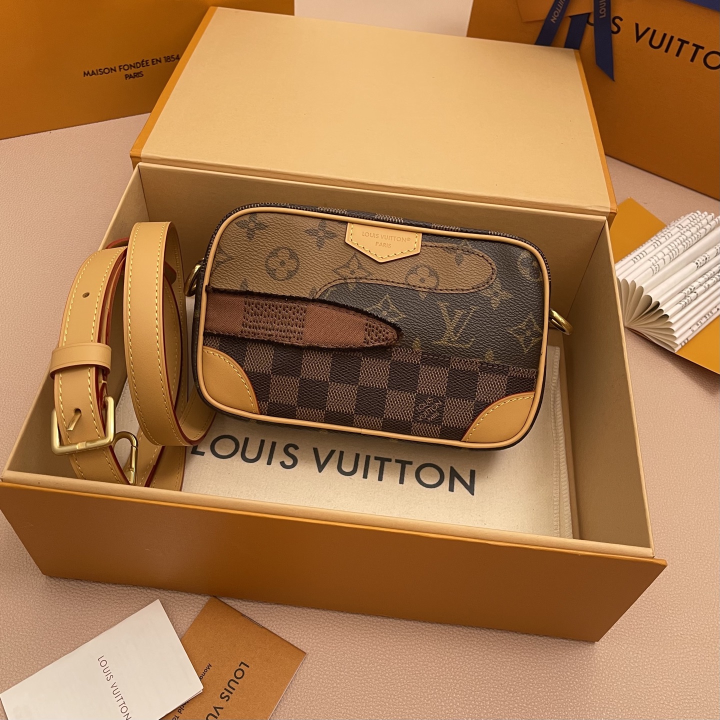 Louis Vuitton Trocadero Mini Handbag Monogram Damier Canvas Crossbody Bag 1 i1756539672506 5928 0 0