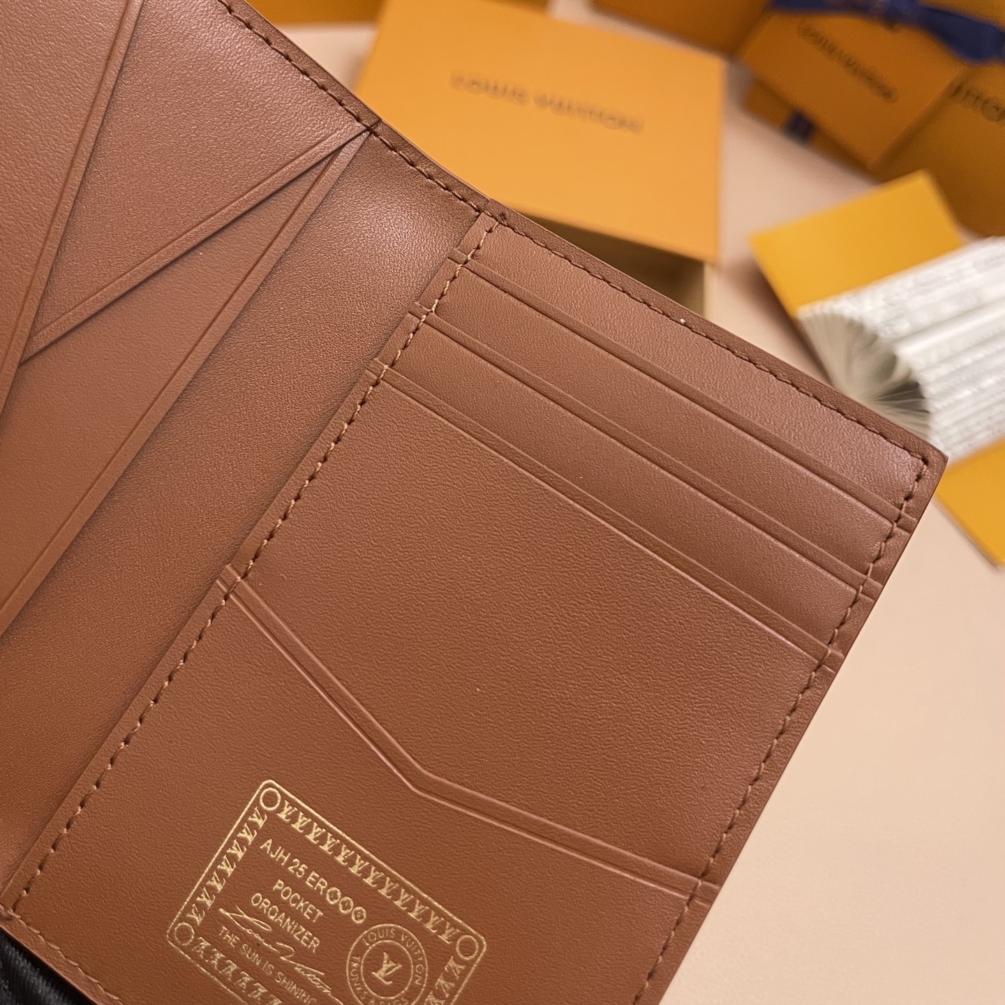 Louis Vuitton Bandoulière Monogram Leather Pocket Organizer Wallet 8 i1756540442738 4717 0 5