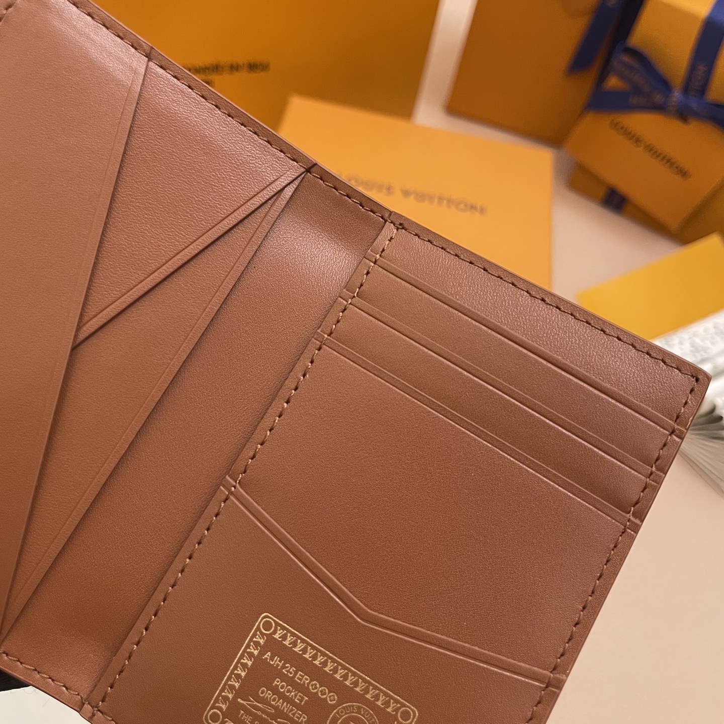 Louis Vuitton Pocket Organizer Monogram Bandoulière Leather Wallet 7 i1756540869311 1460 0 6