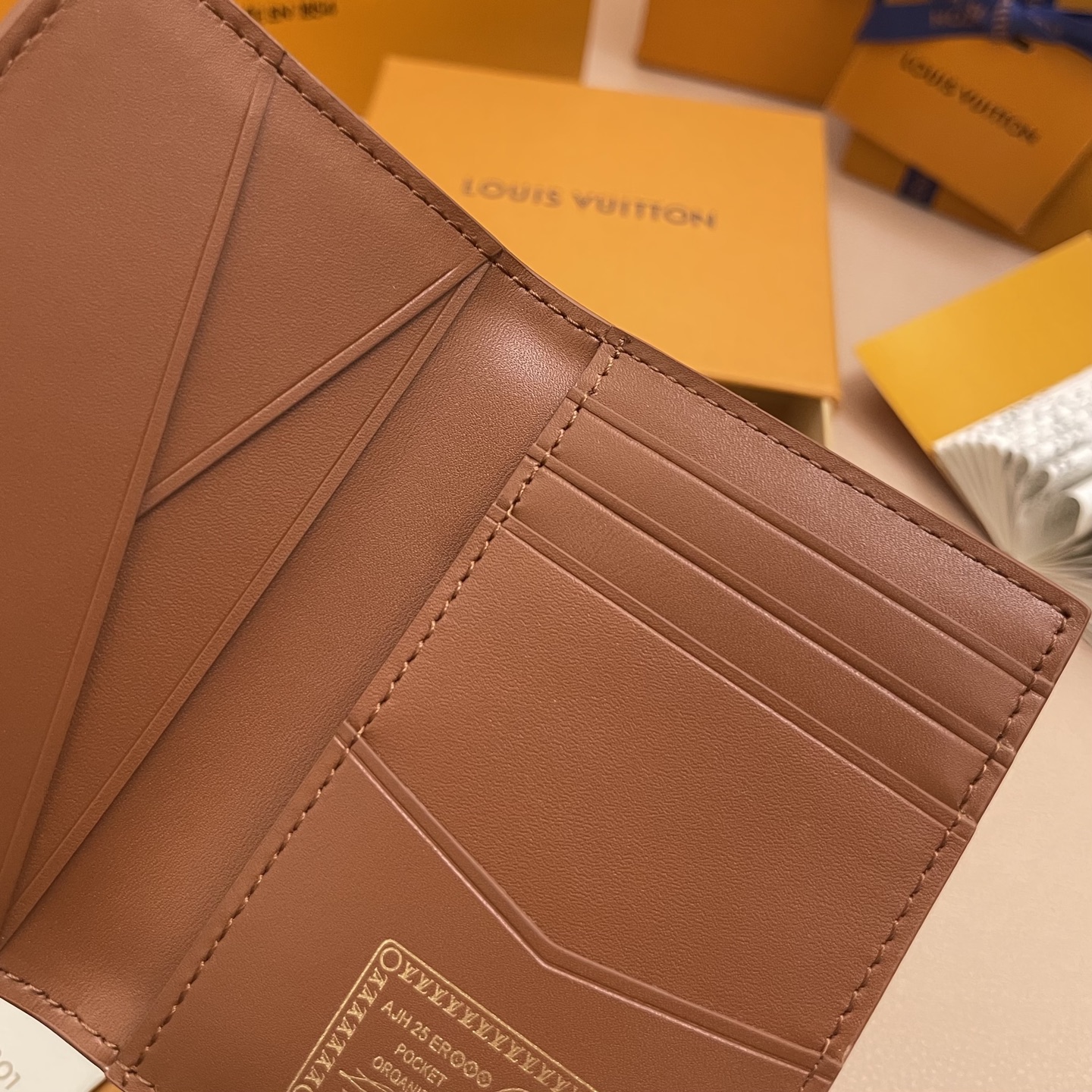 Louis Vuitton Yellow Monogram Pocket Organizer Wallet 7 i1756541088047 8064 0 6
