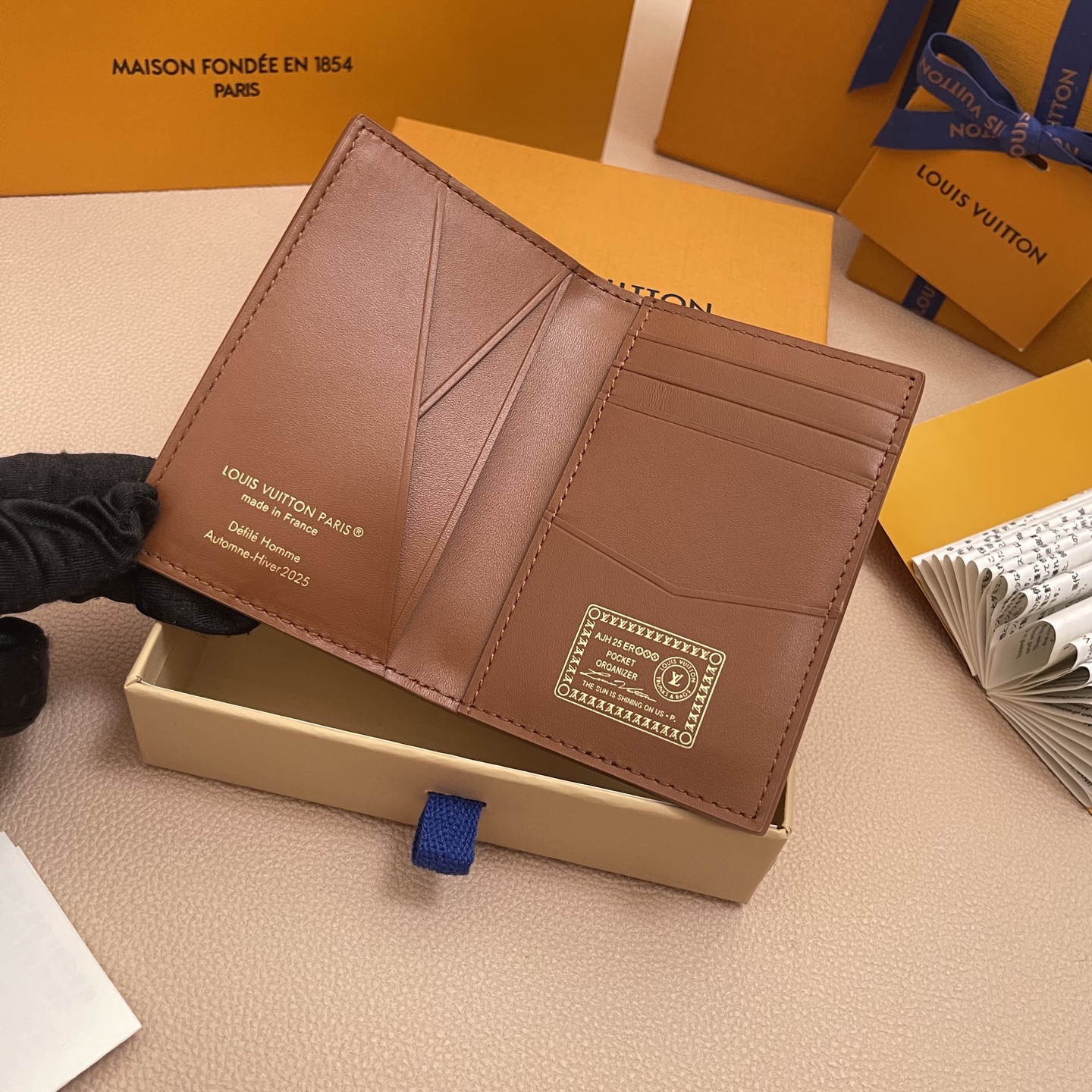 Louis Vuitton Yellow Monogram Pocket Organizer Wallet 4 i1756541088123 3433 0 3
