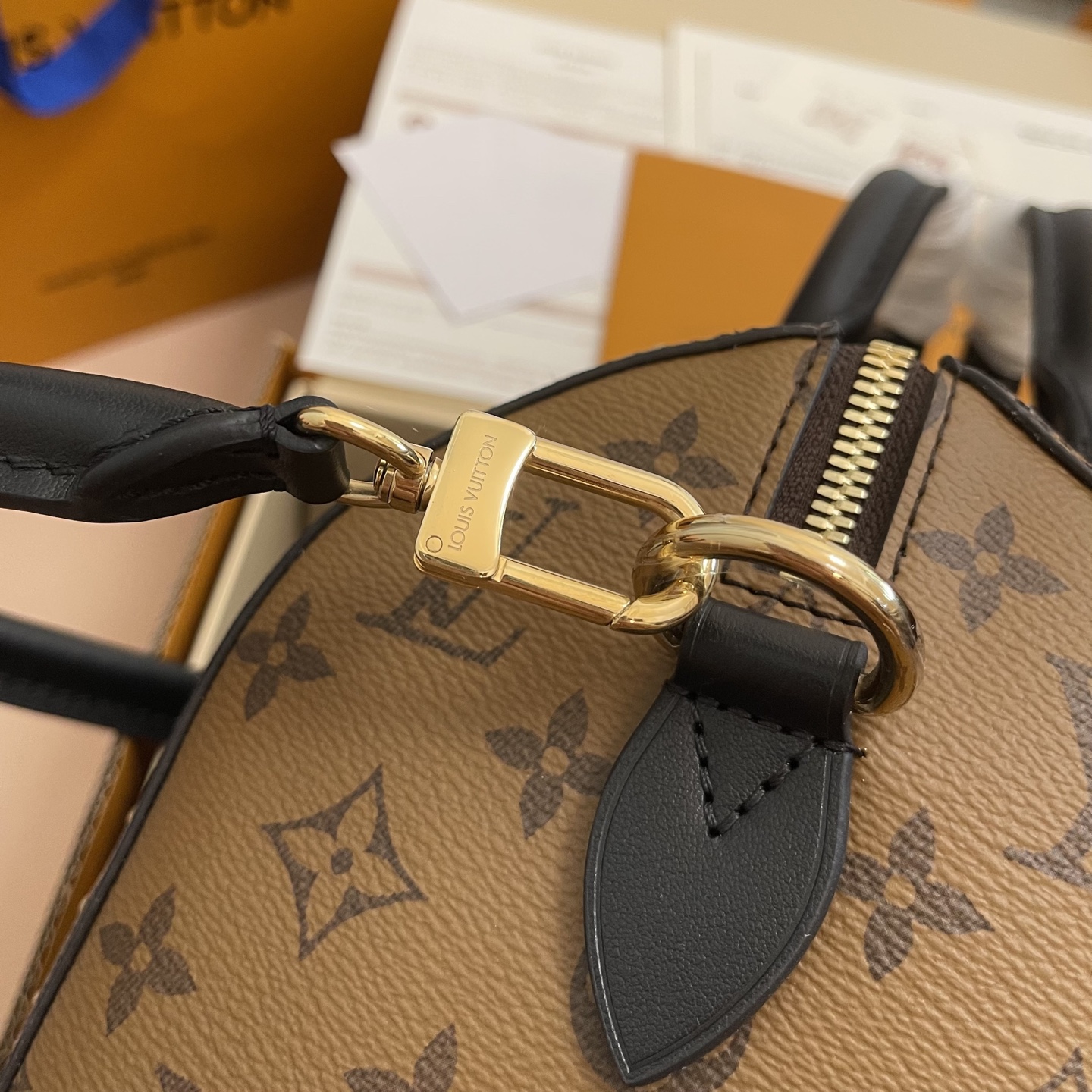 Luxury Speedy Trunk 25 Handbag, Premium Leather Shoulder Bag for Women 8 i1756541911318 9451 0 5