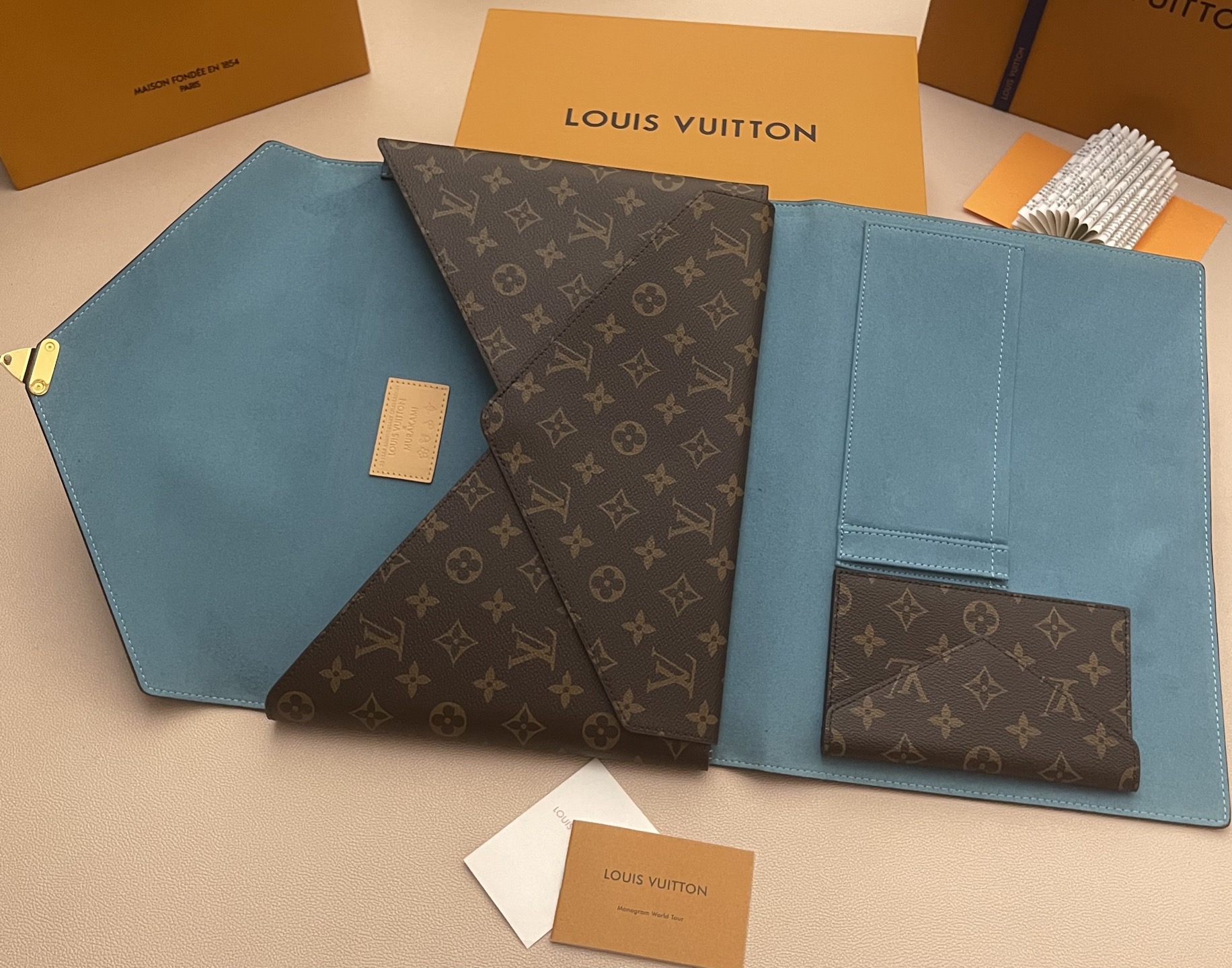 Louis Vuitton x TM Mark Monogram Canvas Panda Pouch 32.5cm 6 i1760705358332 9641 0 5