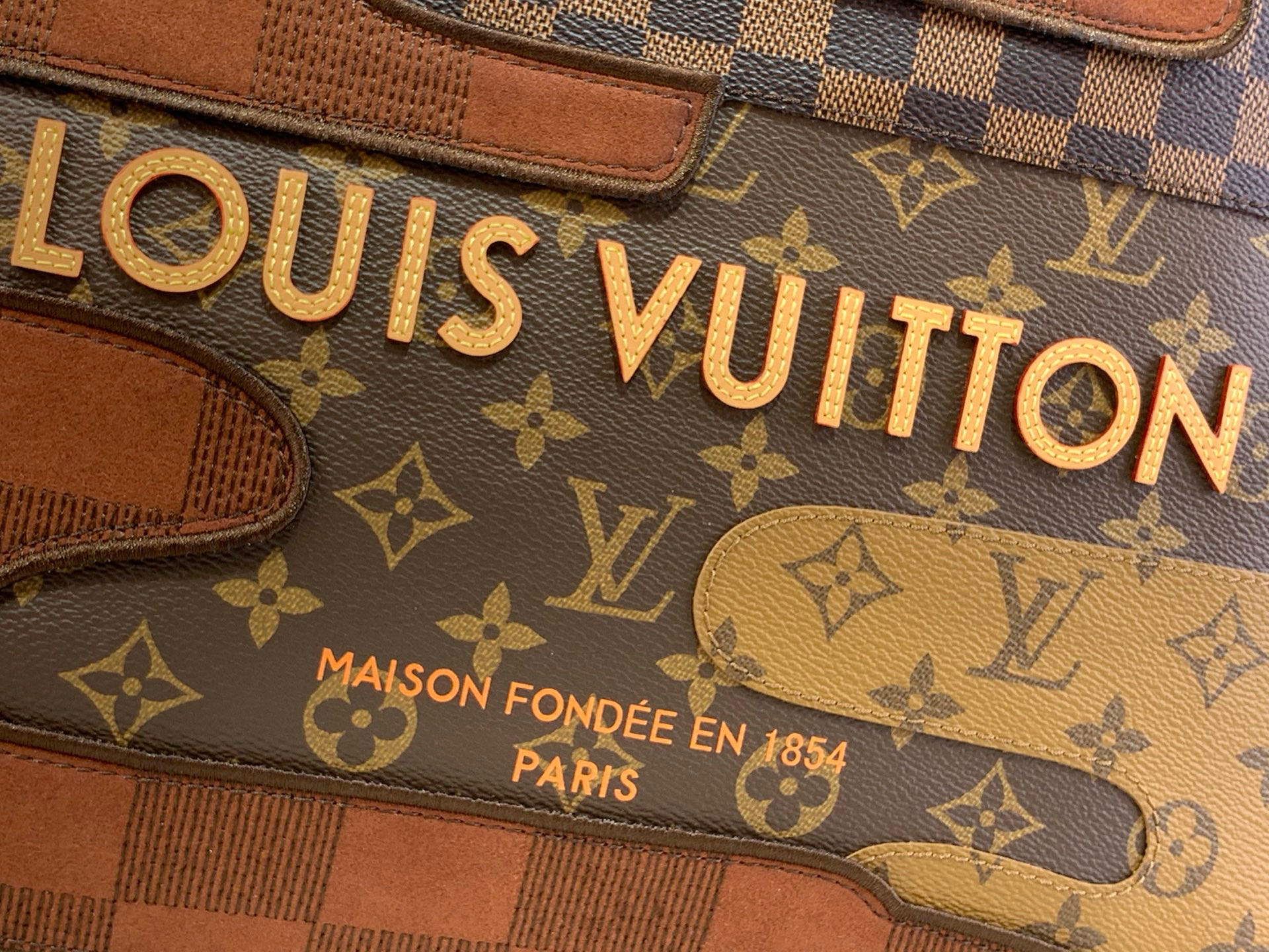 Louis Vuitton Shopper Tote Bag Medium Monogram Canvas Brown, 40 x 32 x 16 cm 5 i1760706443299 5515 0 4