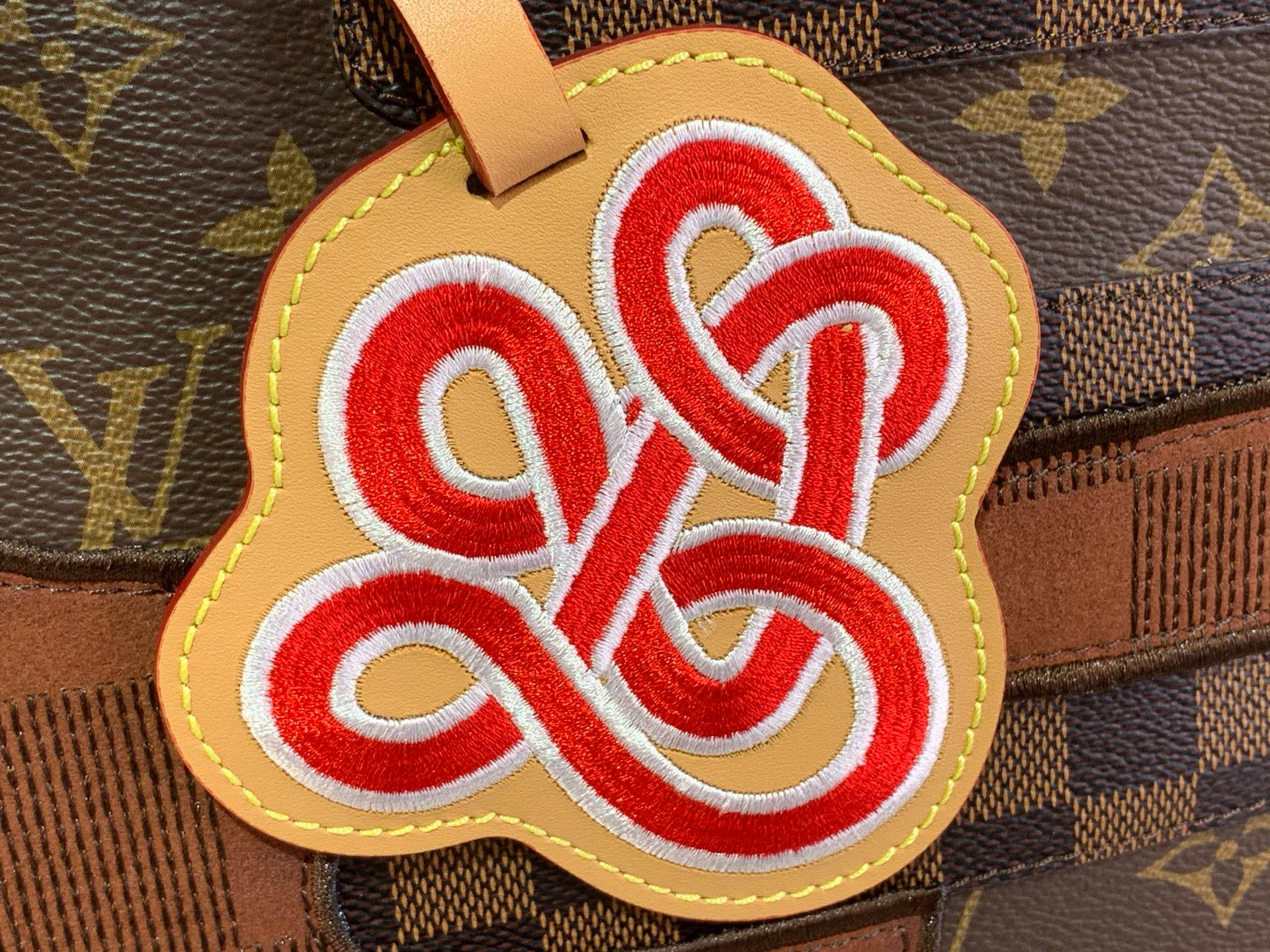 Louis Vuitton Shopper Tote Bag Medium Monogram Canvas Brown, 40 x 32 x 16 cm 4 i1760706443461 8382 0 3