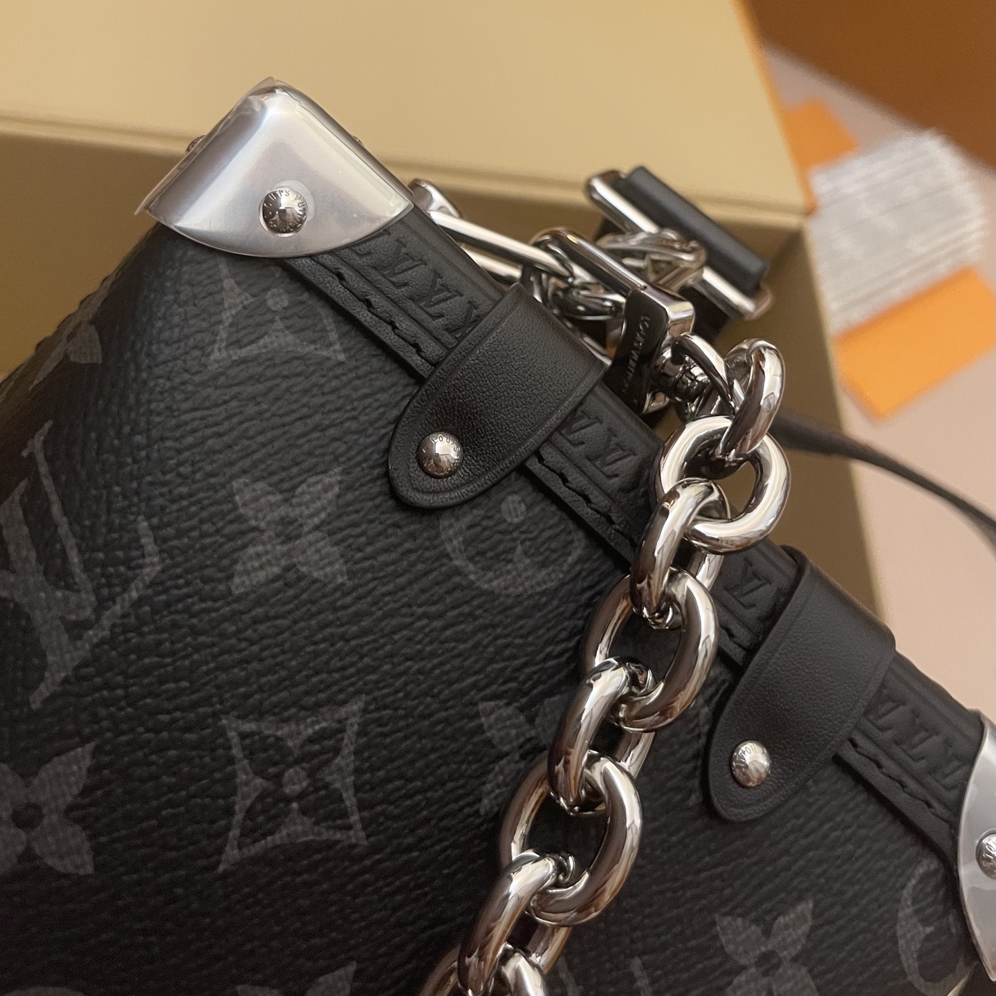 Louis Vuitton Side Trunk East West Monogram Eclipse Medium Handbag 6 i1760784944988 2933 0 4