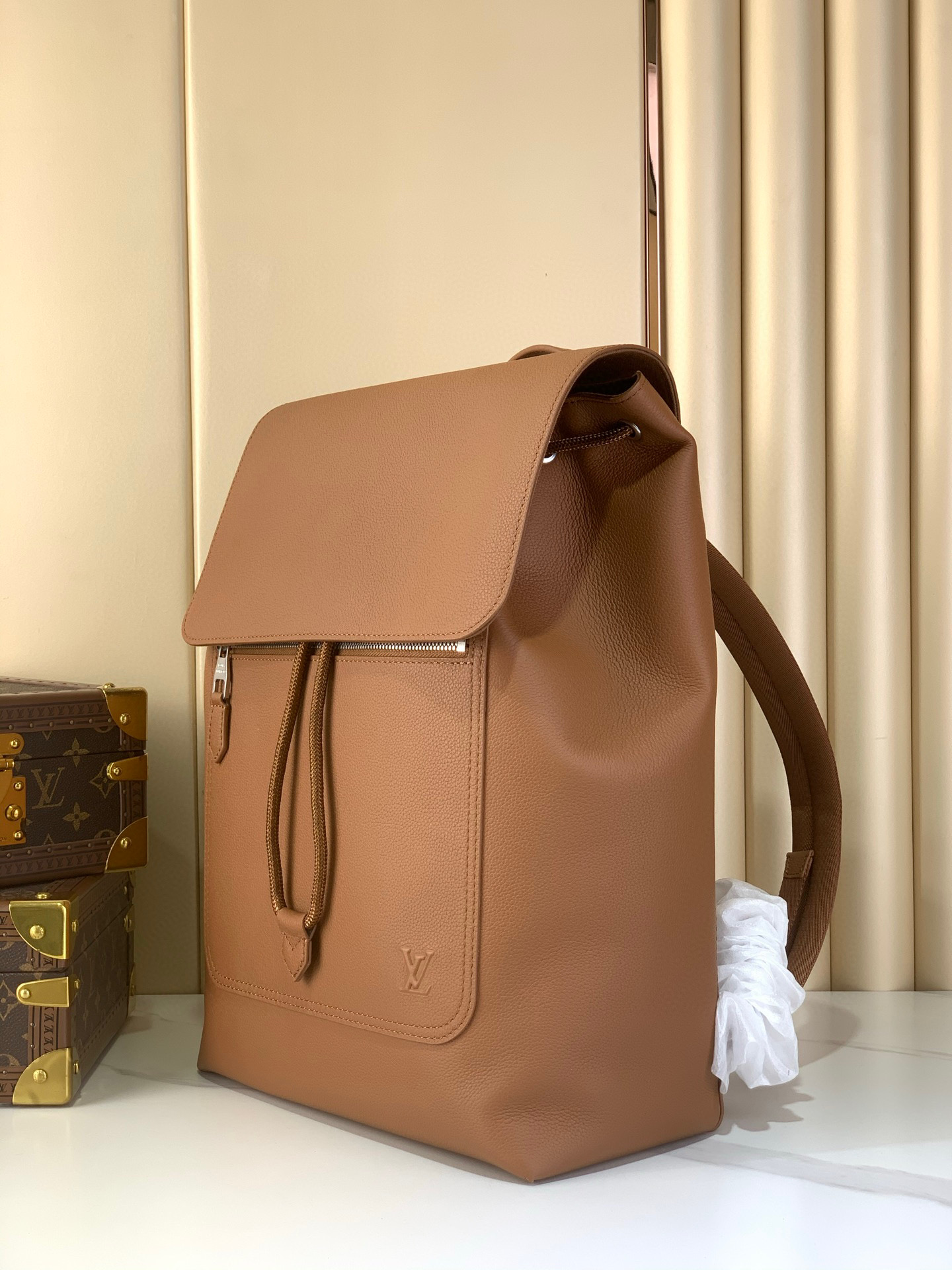 Louis Vuitton Fastline Brown Leather Backpack for 16-inch Laptop 4 i1760799806804 8092 0 2