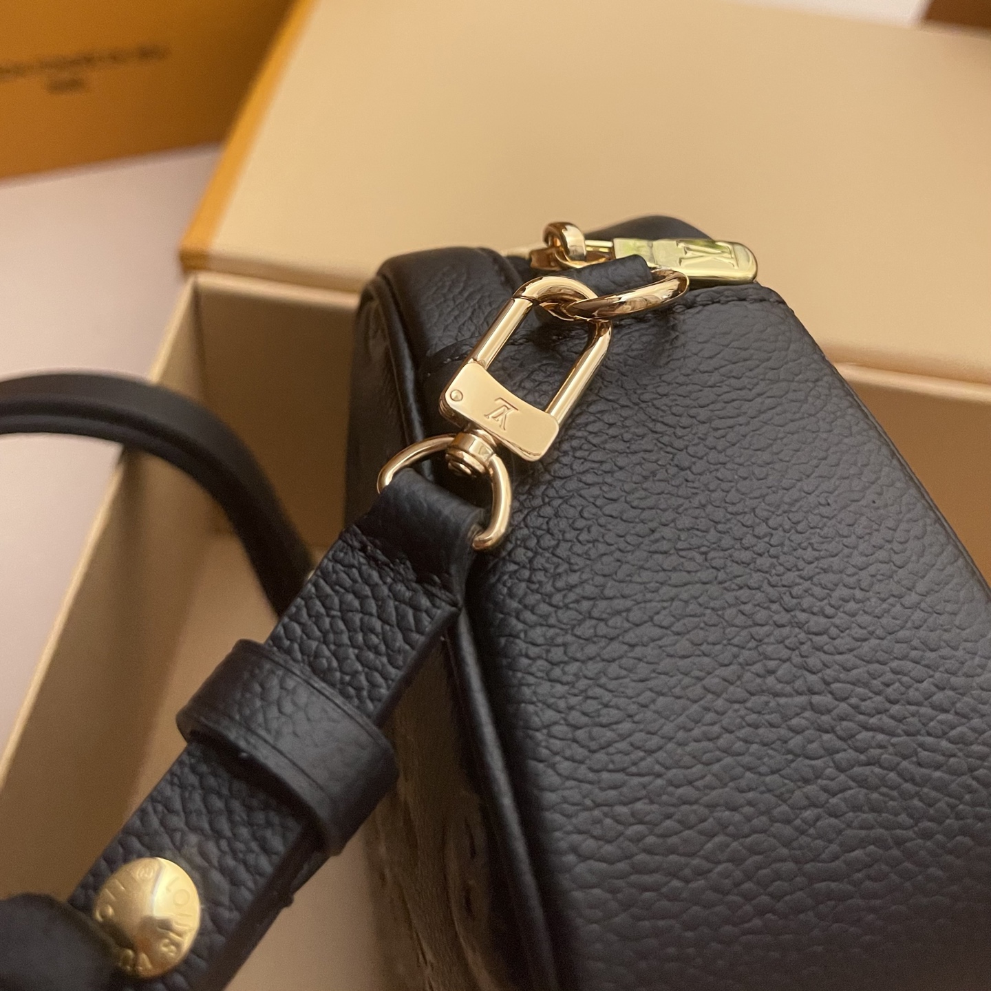 Louis Vuitton Monogram Empreinte Tiny Camera Bag - Black Leather, Compact Size 8 i1760879281172 6978 0 5