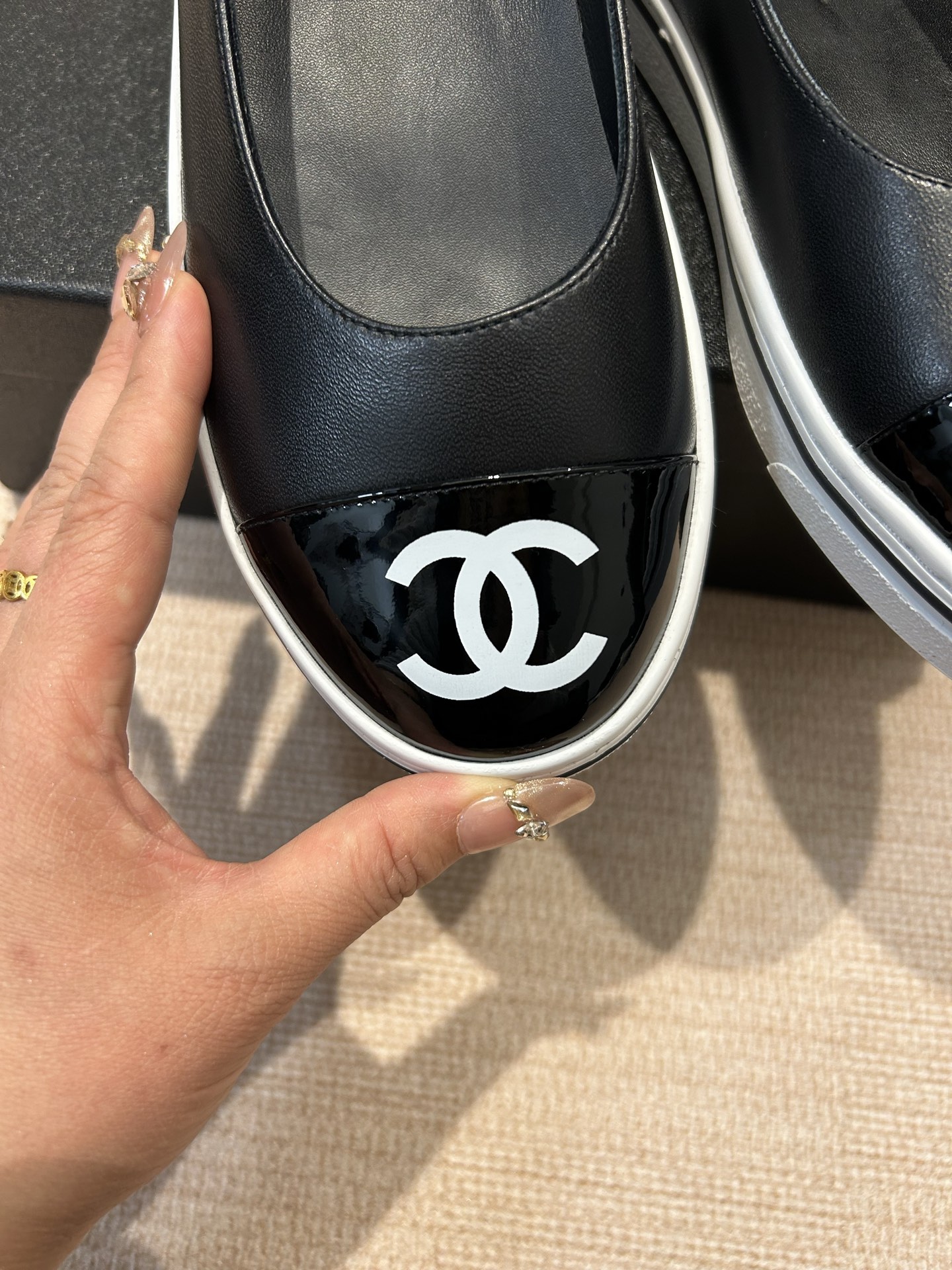 Chanel Chanel 26P 早春新款笨笨鞋 平底拼色单鞋