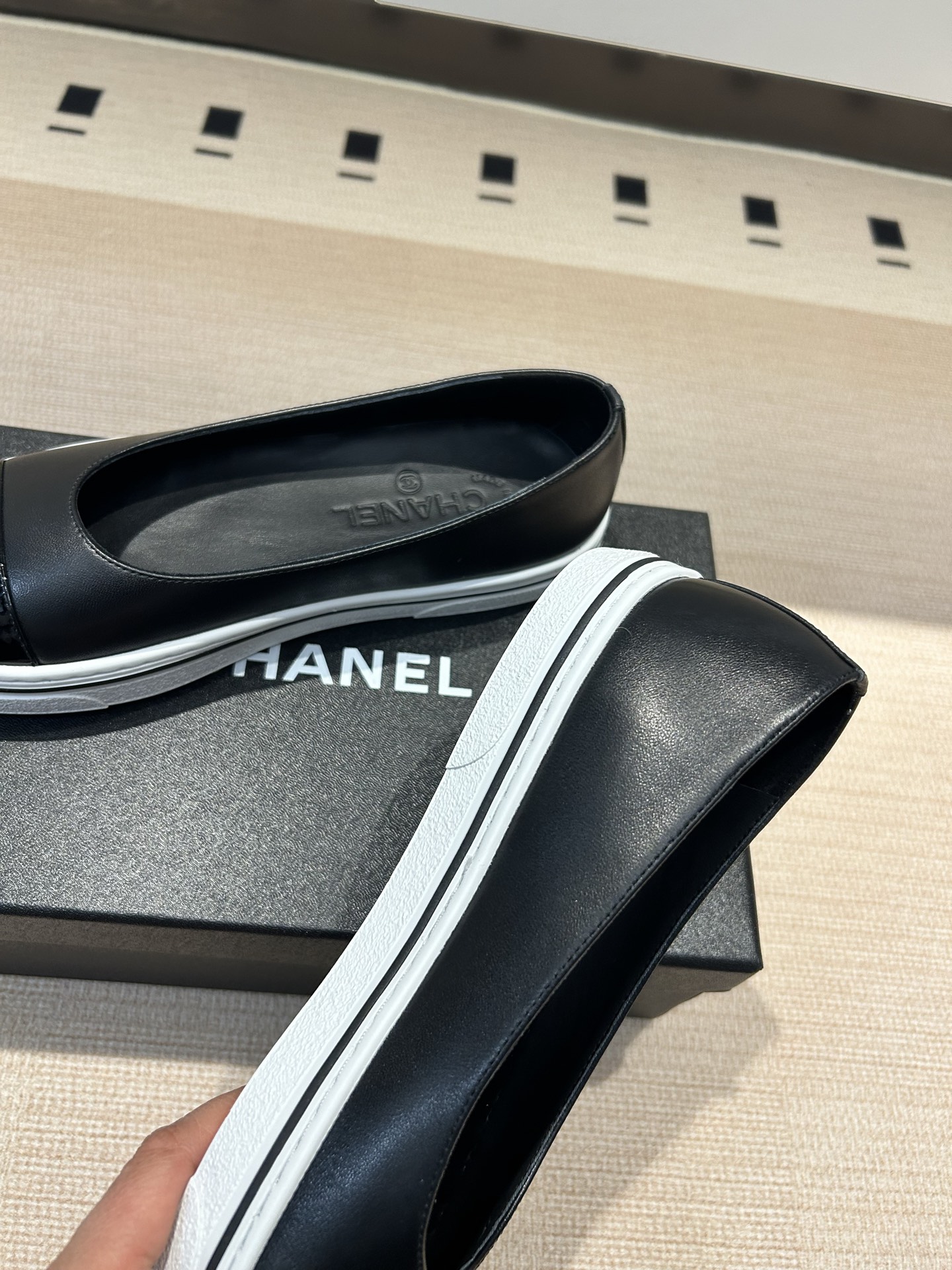 Chanel Chanel 26P 早春新款笨笨鞋 平底拼色单鞋