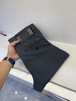 High Quality Perfect
 Prada Clothing Pants & Trousers Black Grey Spring/Summer Collection Casual